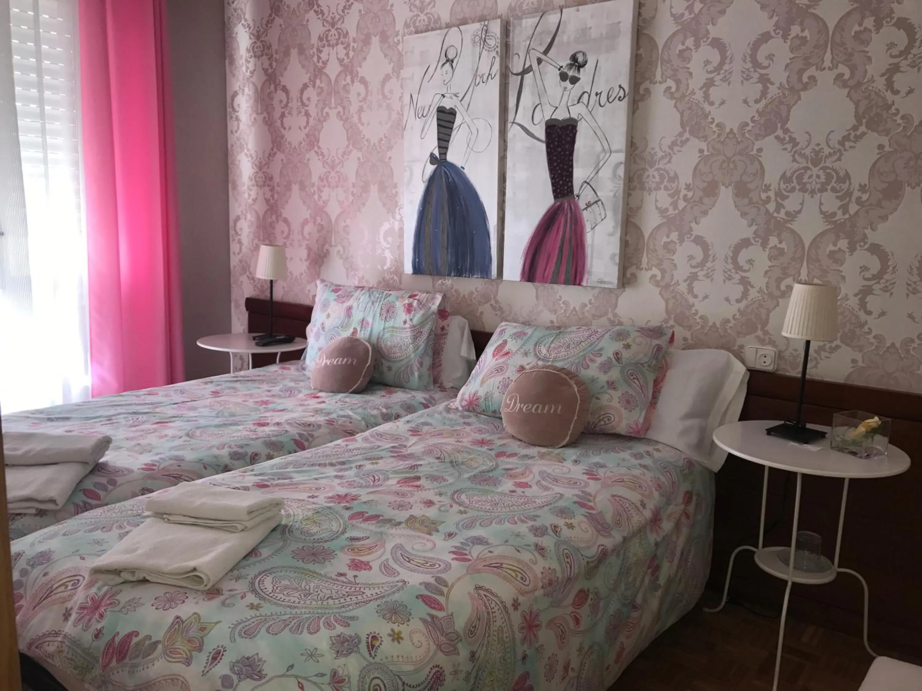 Bed in Alojamientos Olga