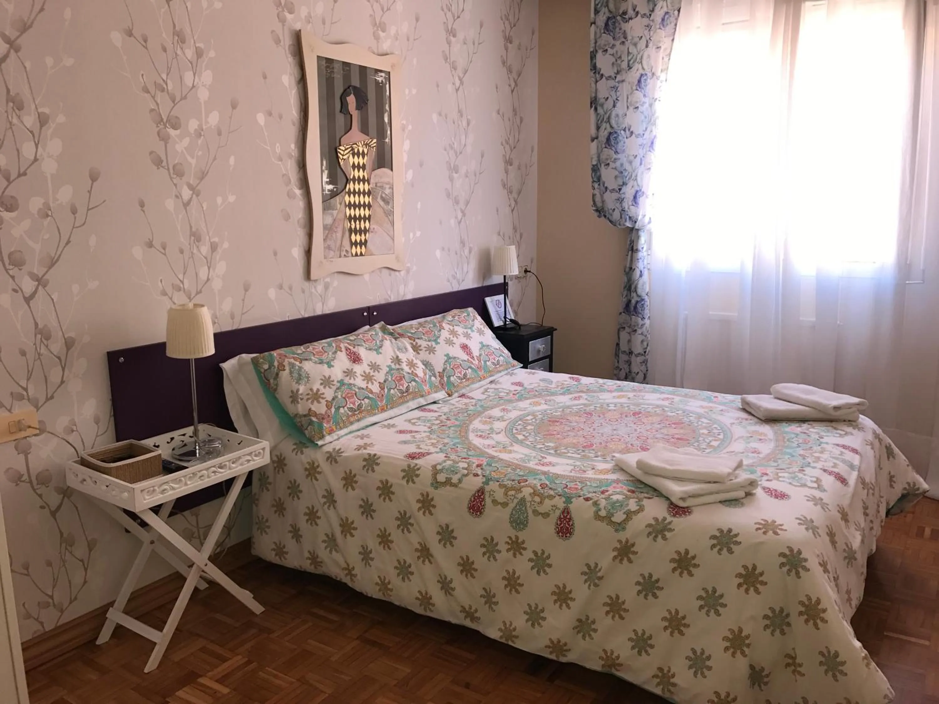 Bed in Alojamientos Olga