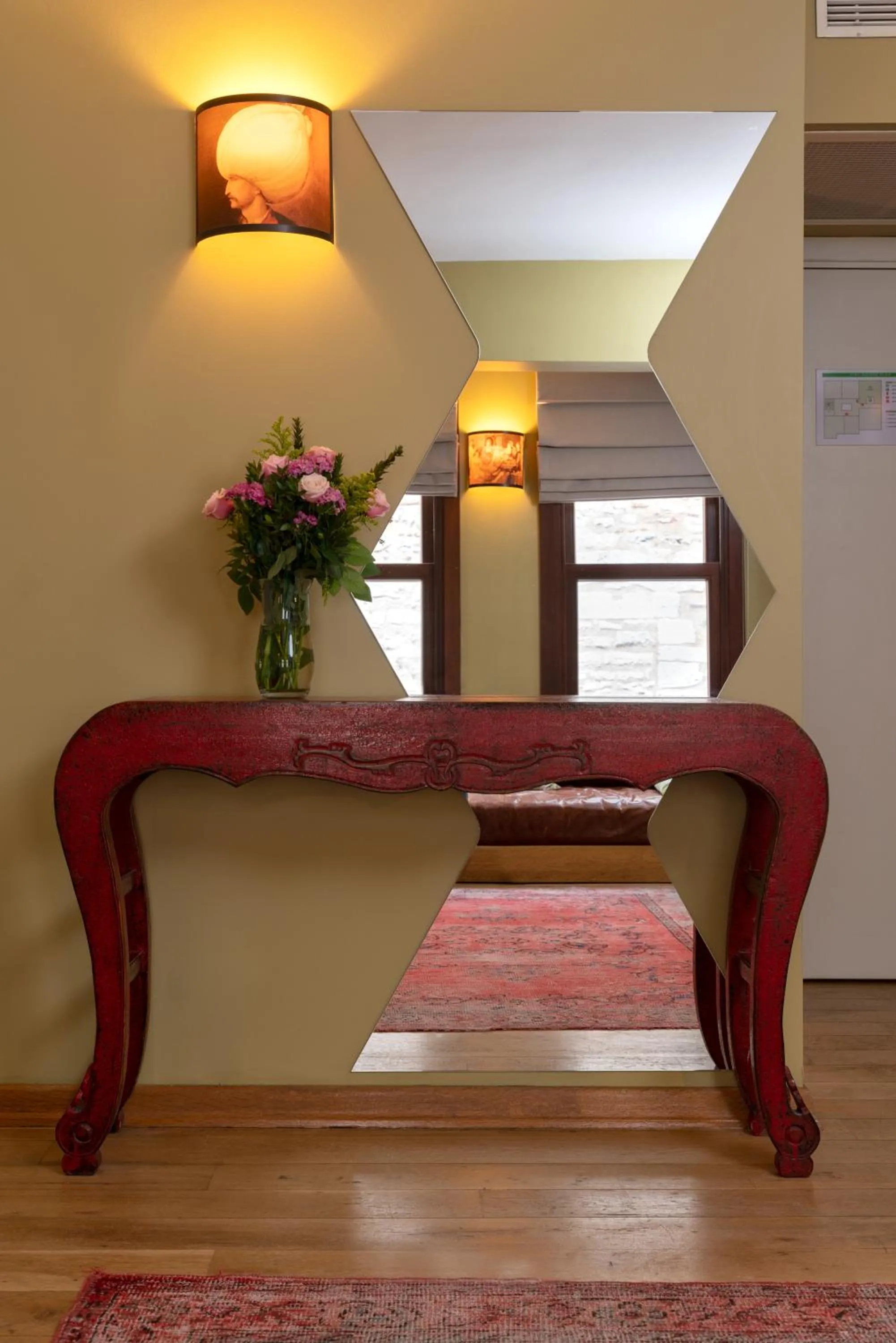 Seating area in Hotel Ibrahim Pasha