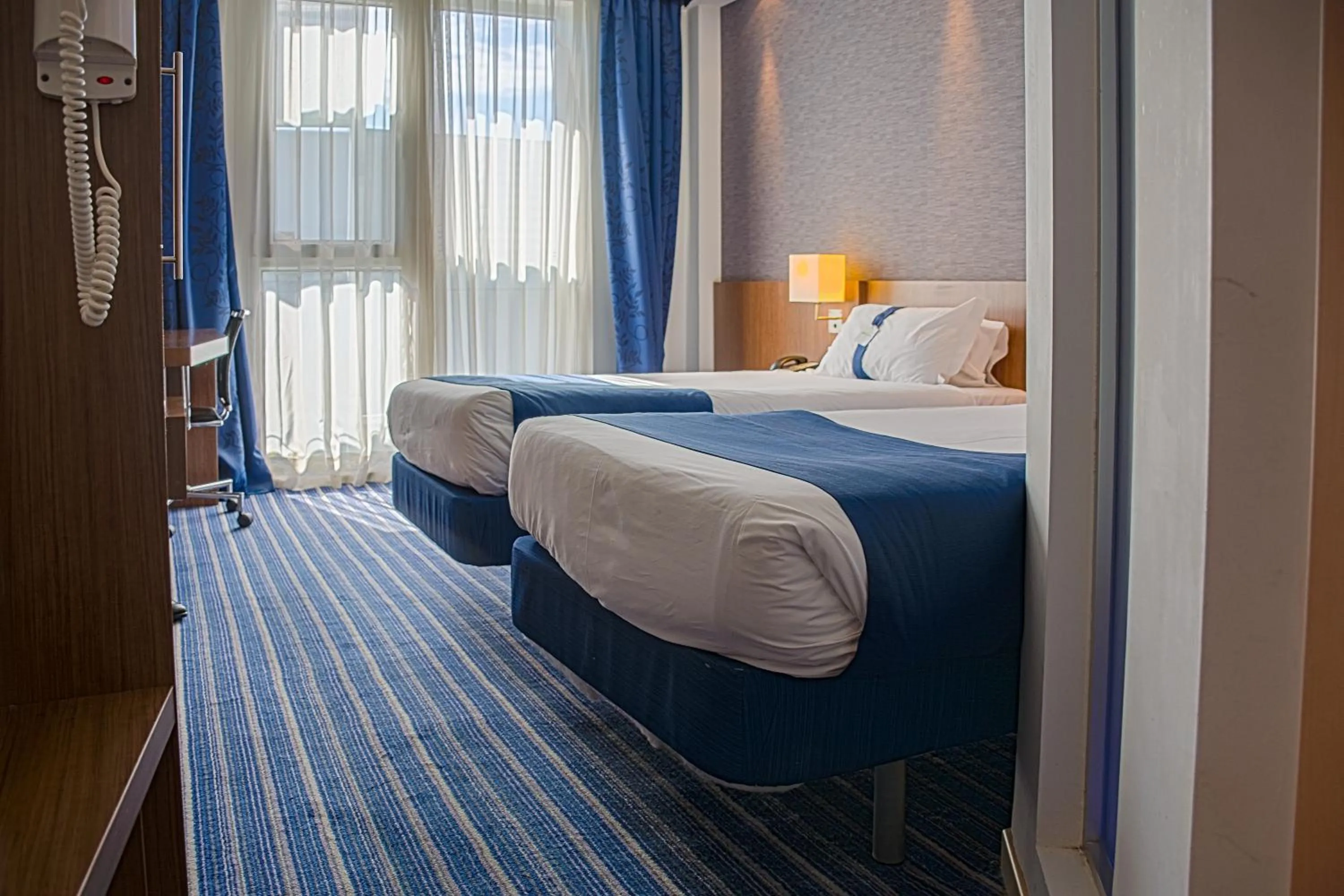 Decorative detail, Bed in Holiday Inn Express Madrid Leganes by IHG