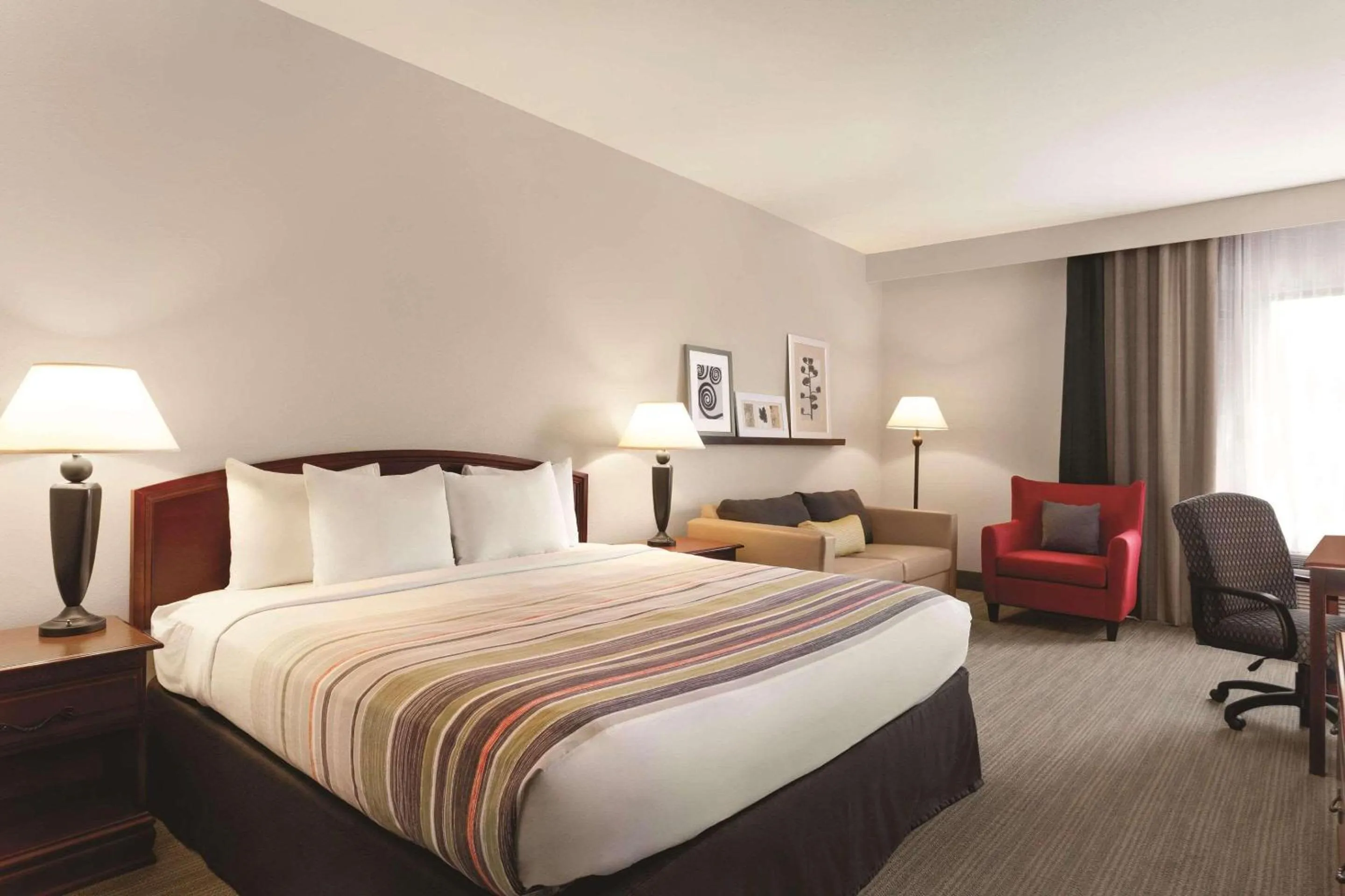 Bedroom, Bed in Country Inn & Suites by Radisson, Bryant Little Rock , AR