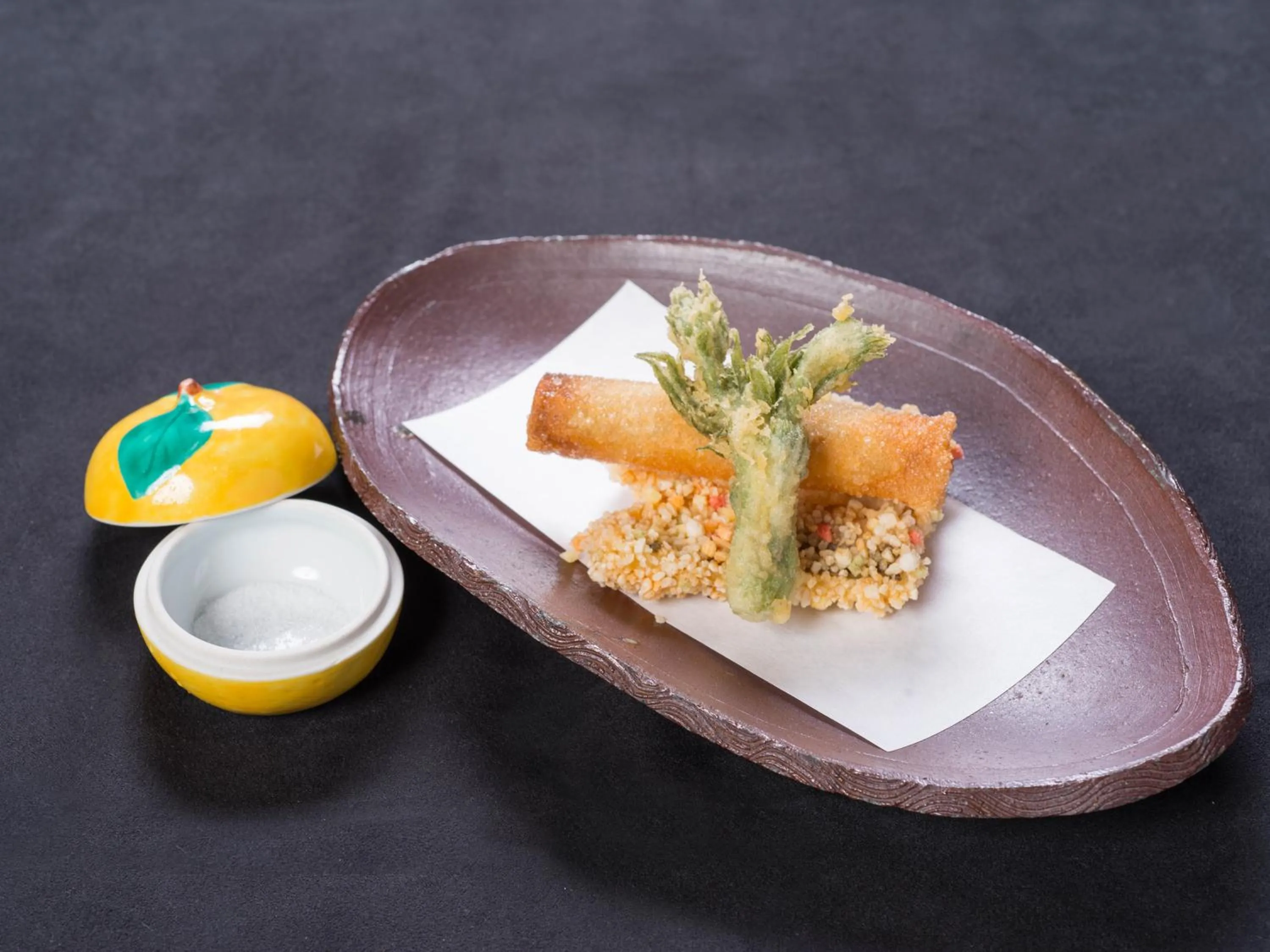 Food close-up in Kappo Ryokan Shiroyama