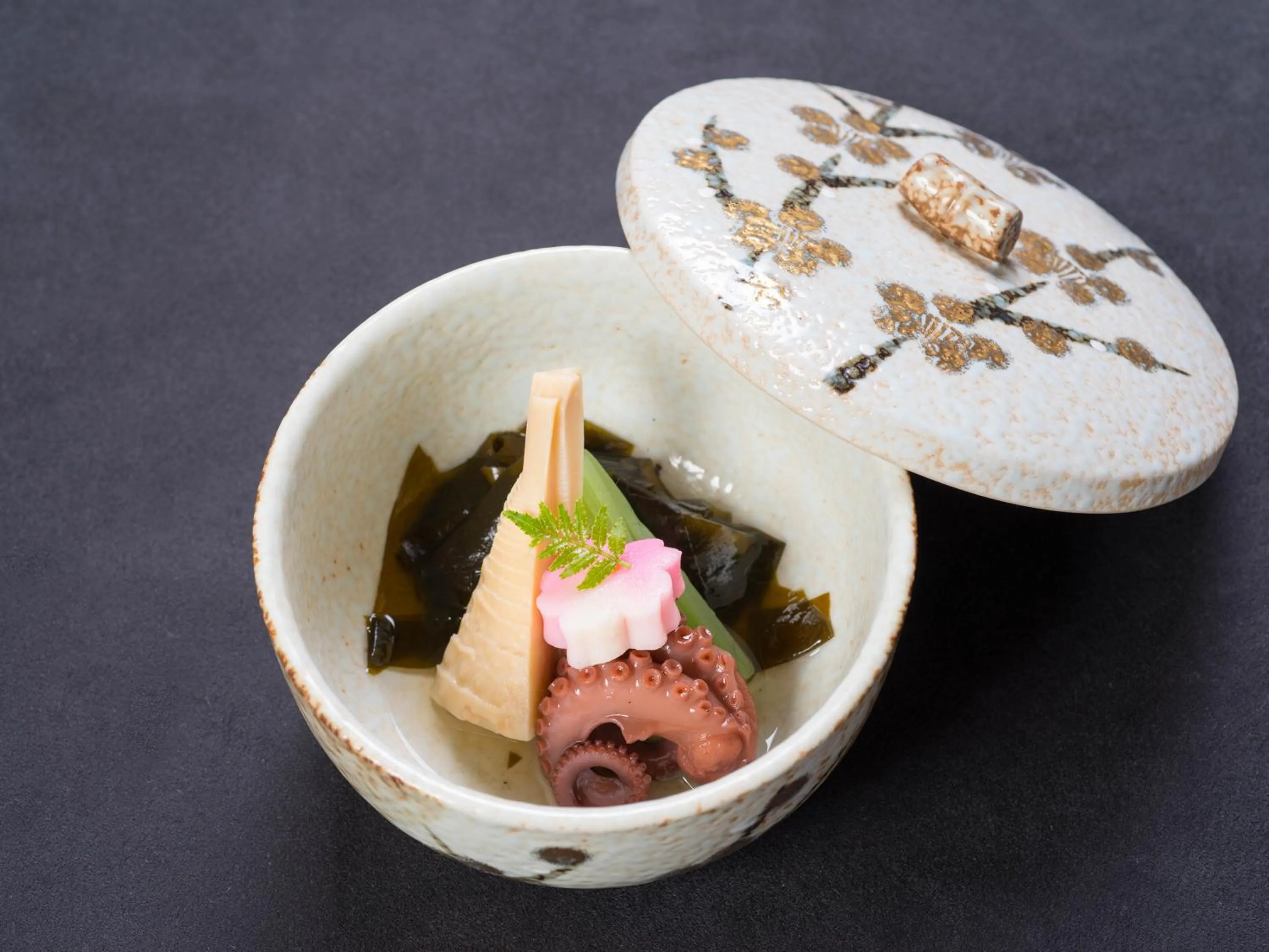 Food close-up in Kappo Ryokan Shiroyama