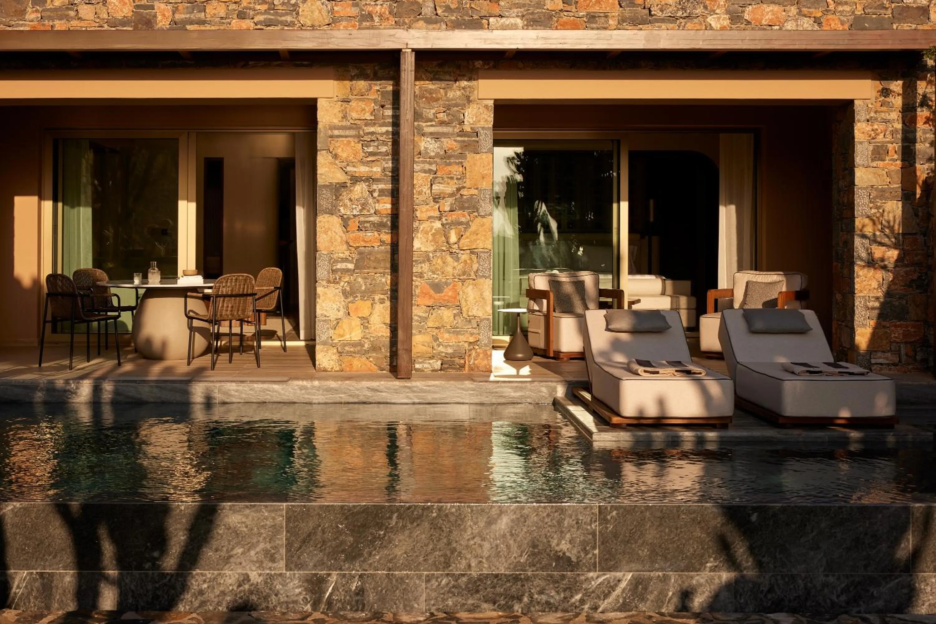 Swimming pool in Daios Cove