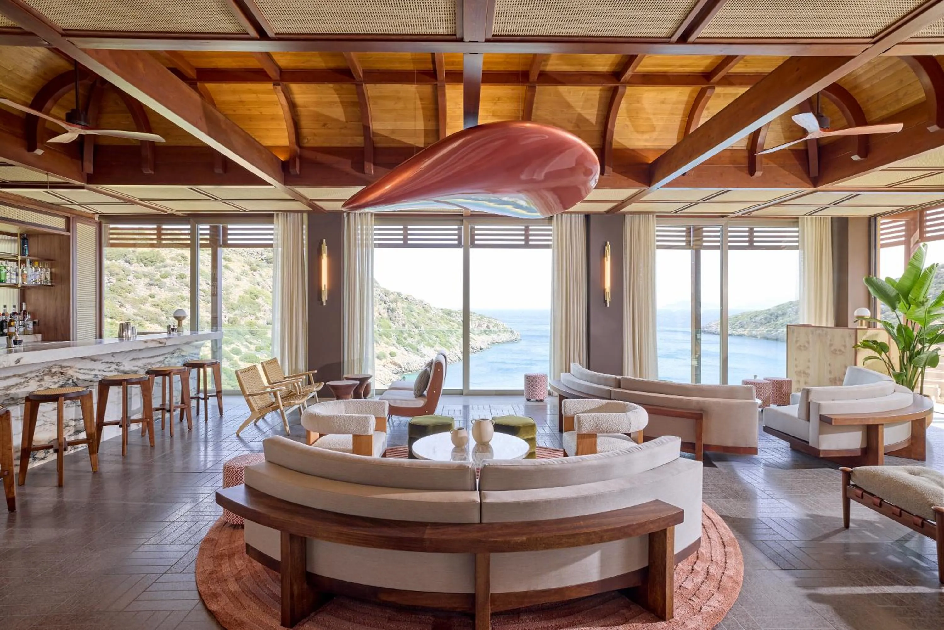 Lounge or bar in Daios Cove