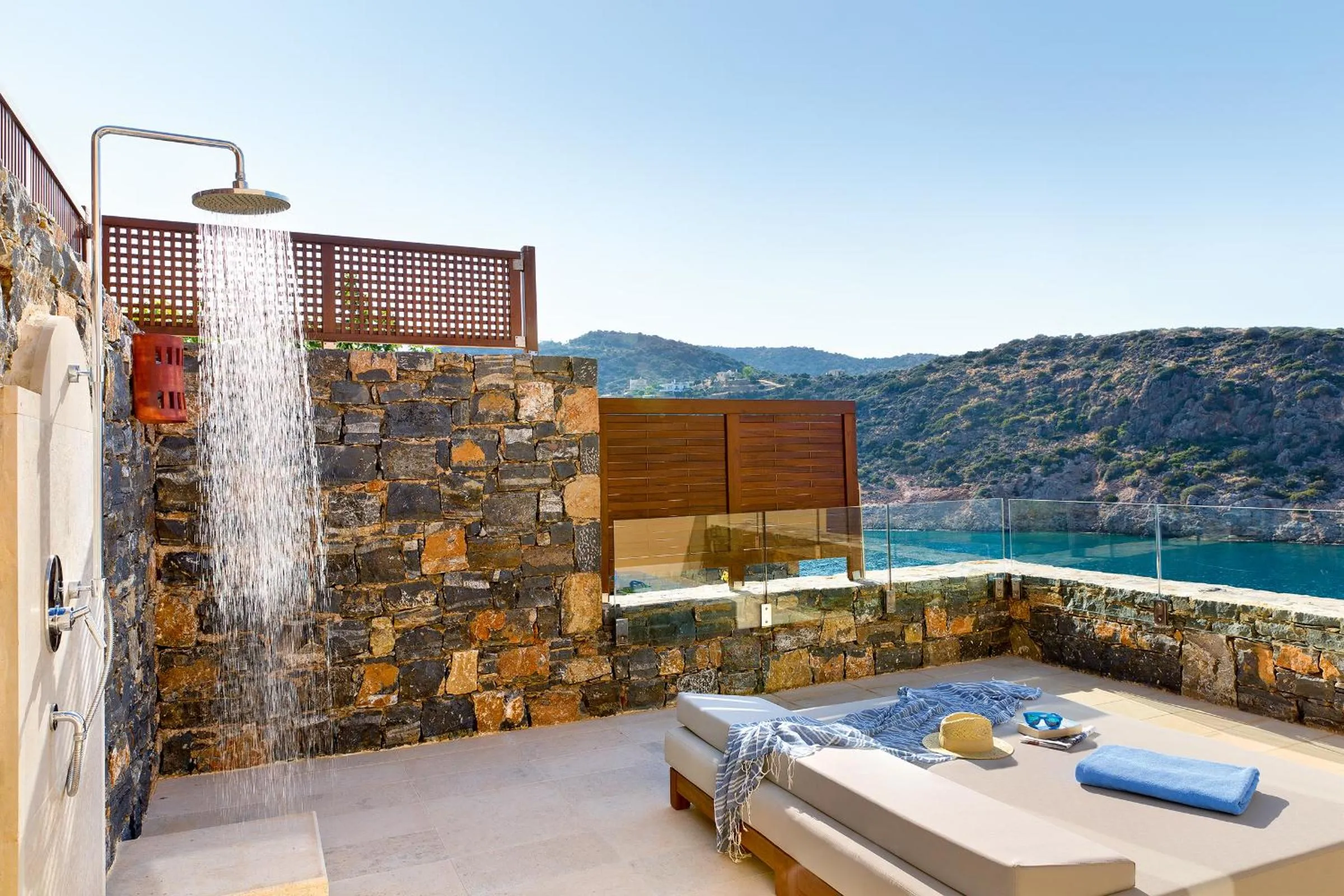 Shower in Daios Cove