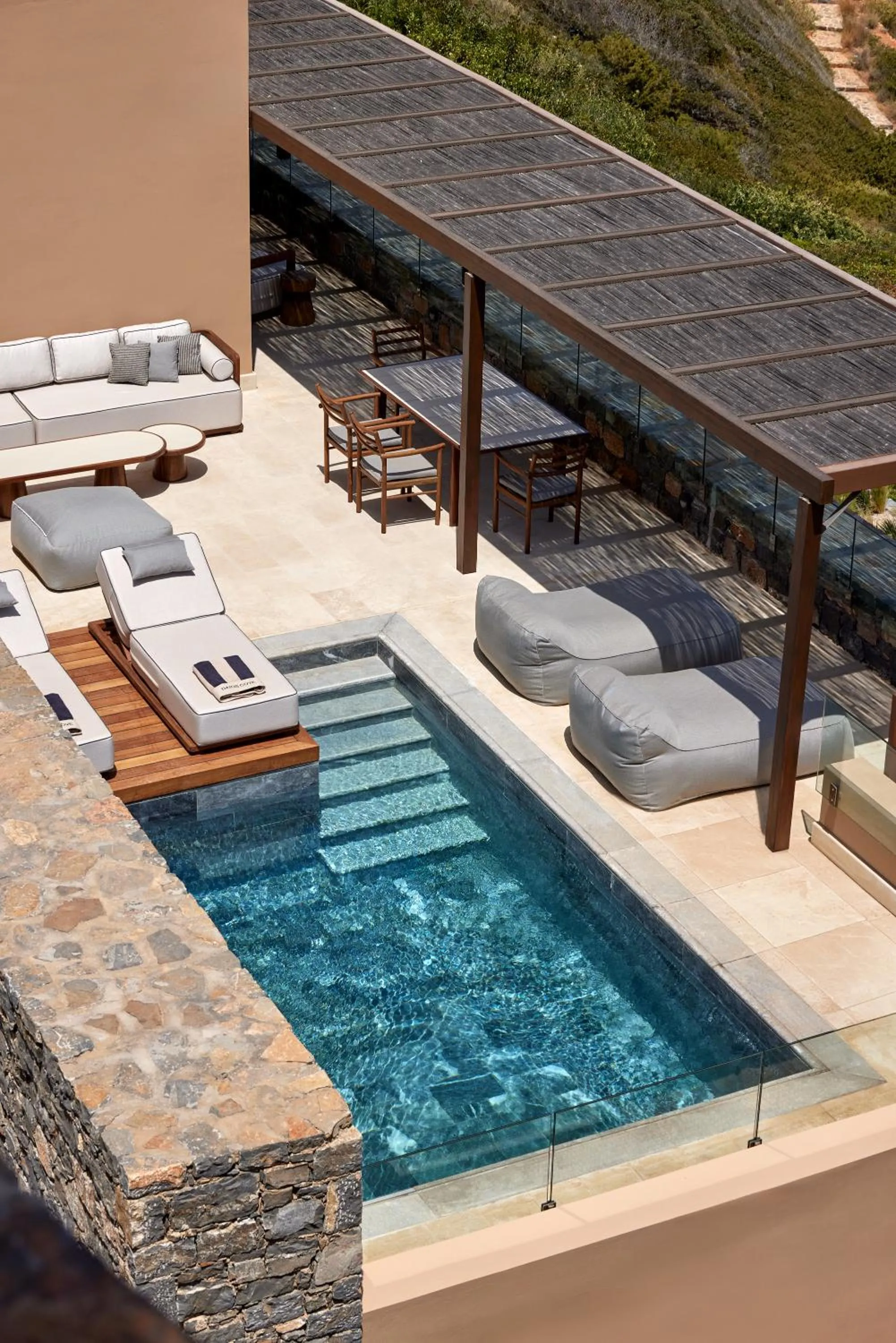 Swimming pool in Daios Cove