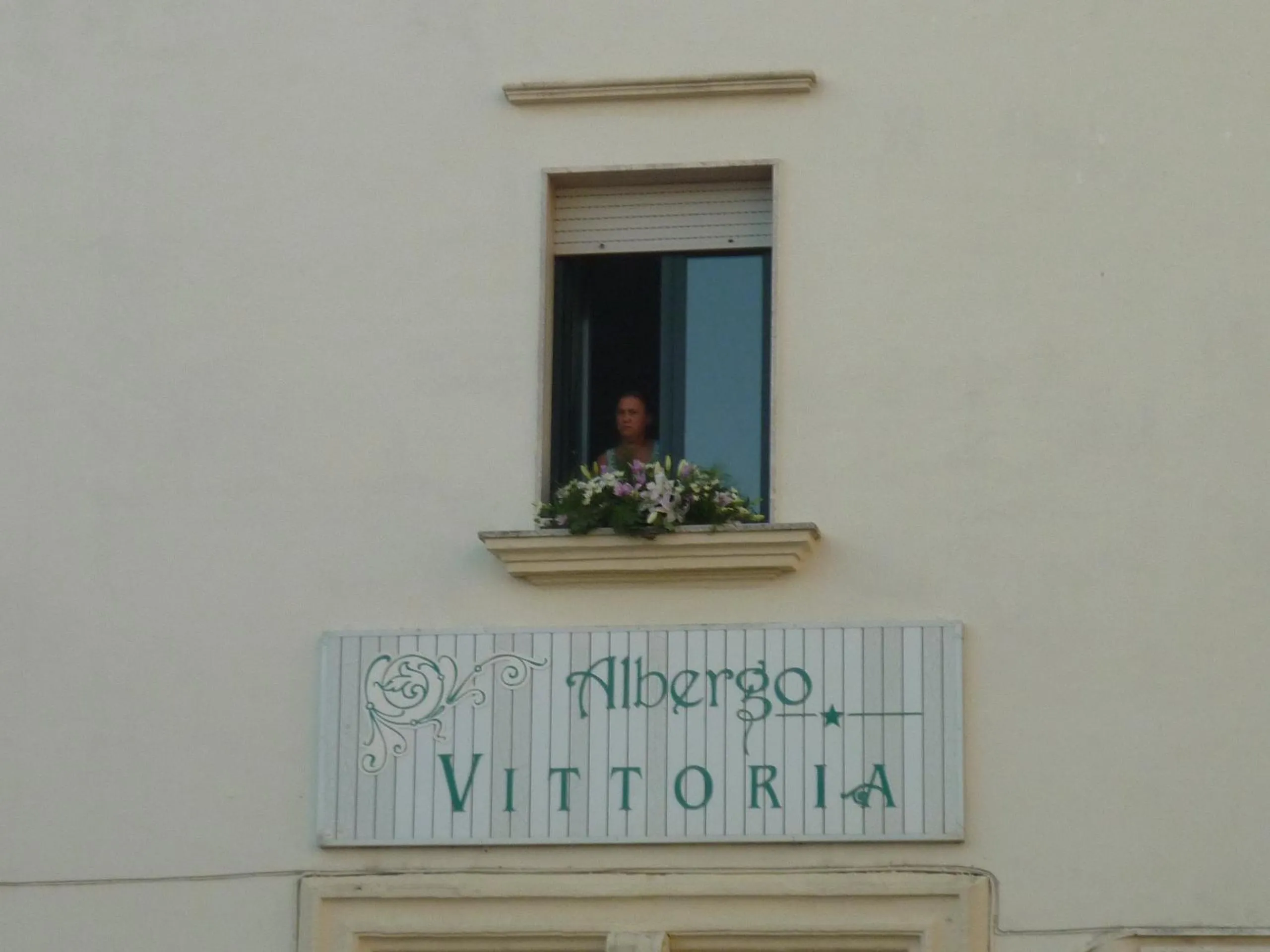 Facade/entrance in Albergo Vittoria