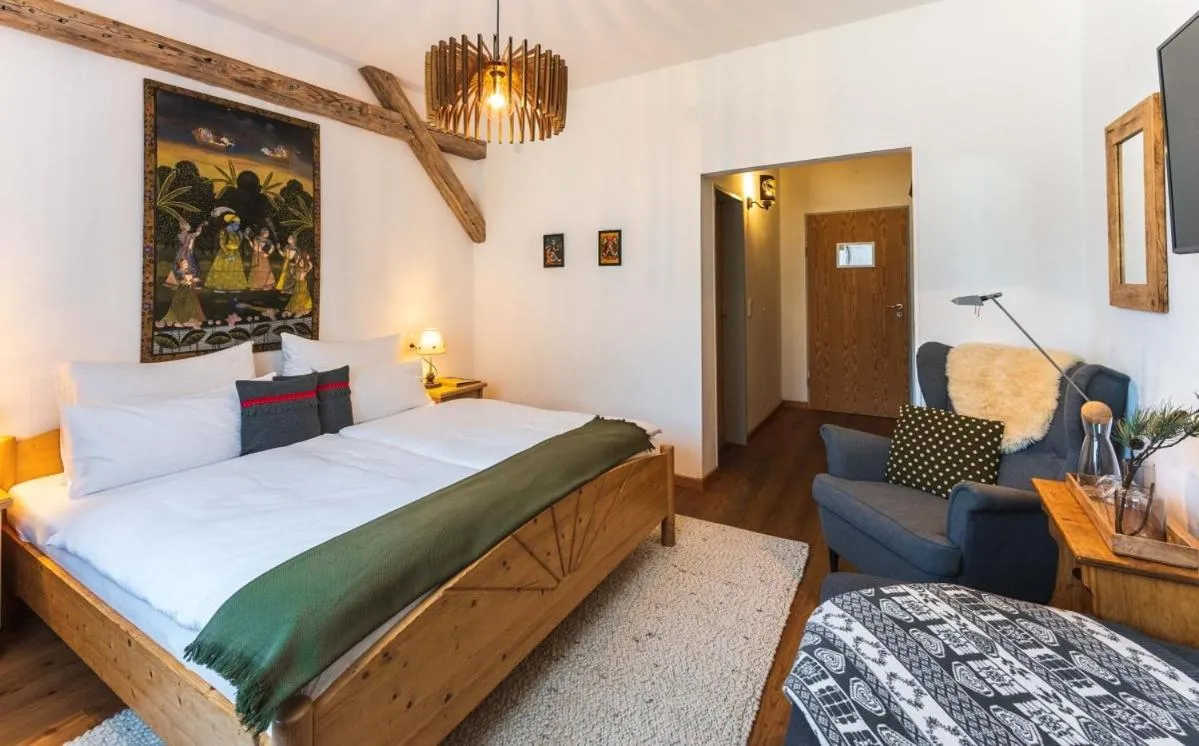 Bed in Das Halali - dein kleines Hotel an der Zugspitze