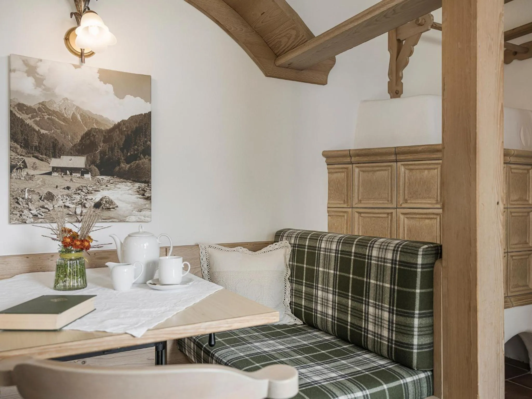 Dining area in Apparthotel "Landhaus Veronika"