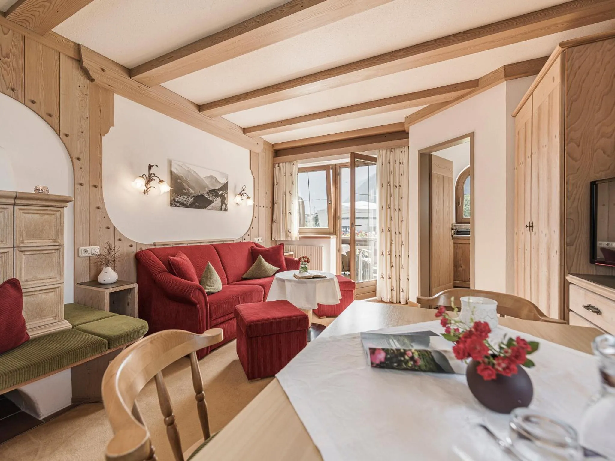 Living room in Apparthotel "Landhaus Veronika"