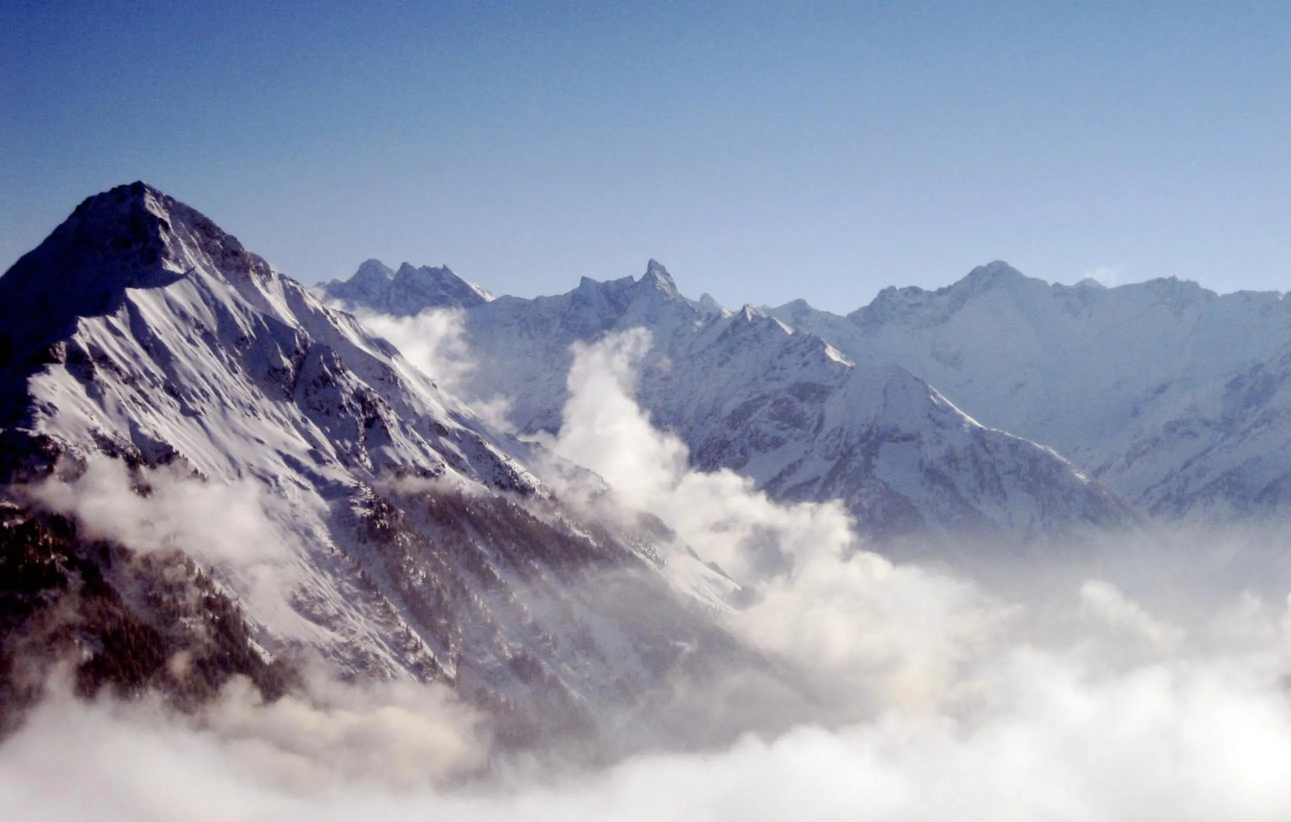 Natural landscape in Apparthotel "Landhaus Veronika"
