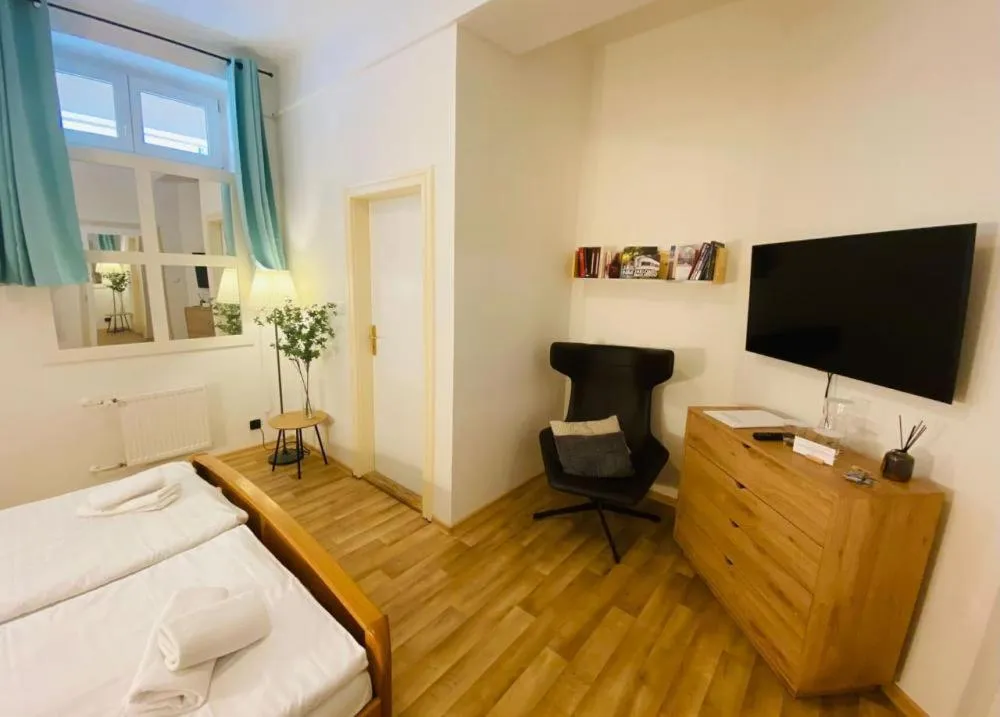 Bed in Hotel Rehavital