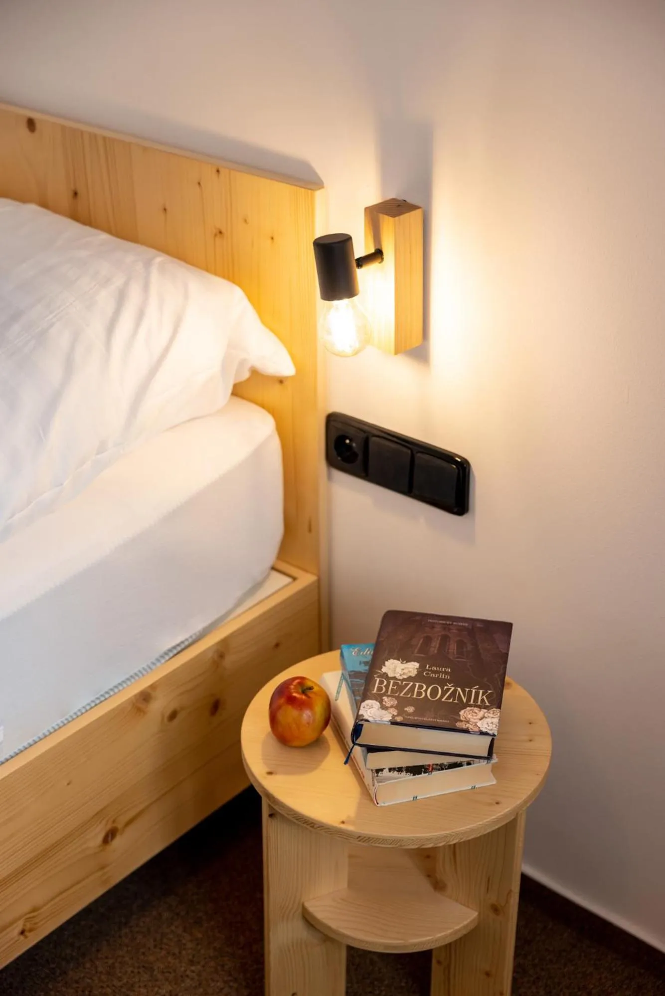 Bed in Hotel Rehavital