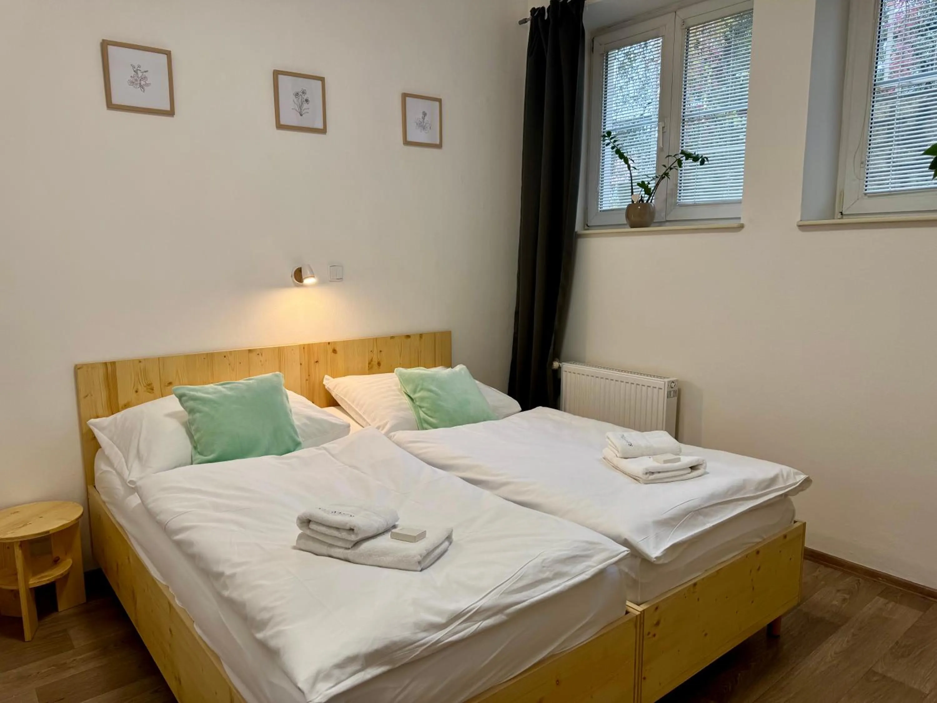 Bed in Hotel Rehavital