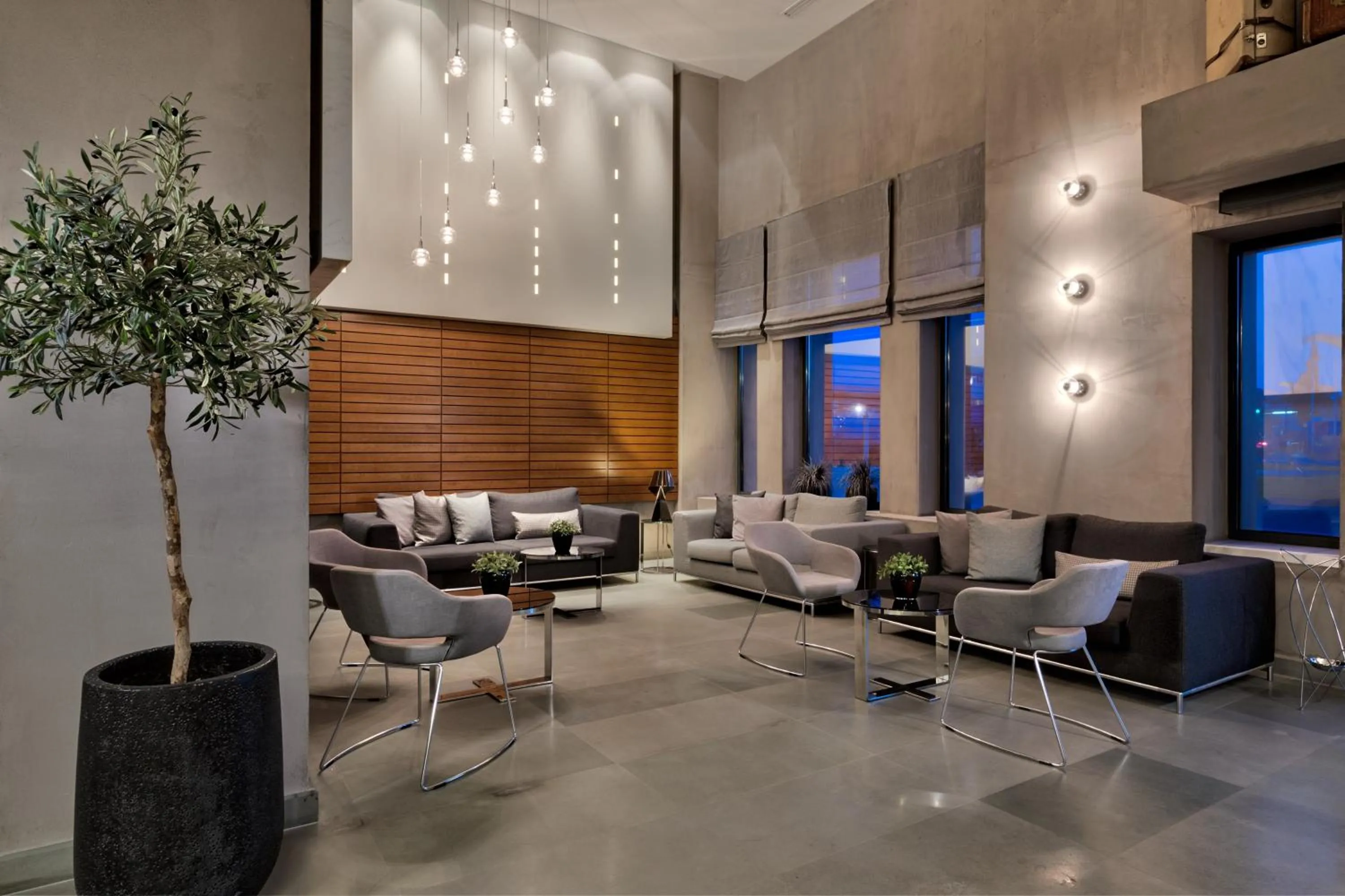 Lobby or reception in Aegli Hotel Volos