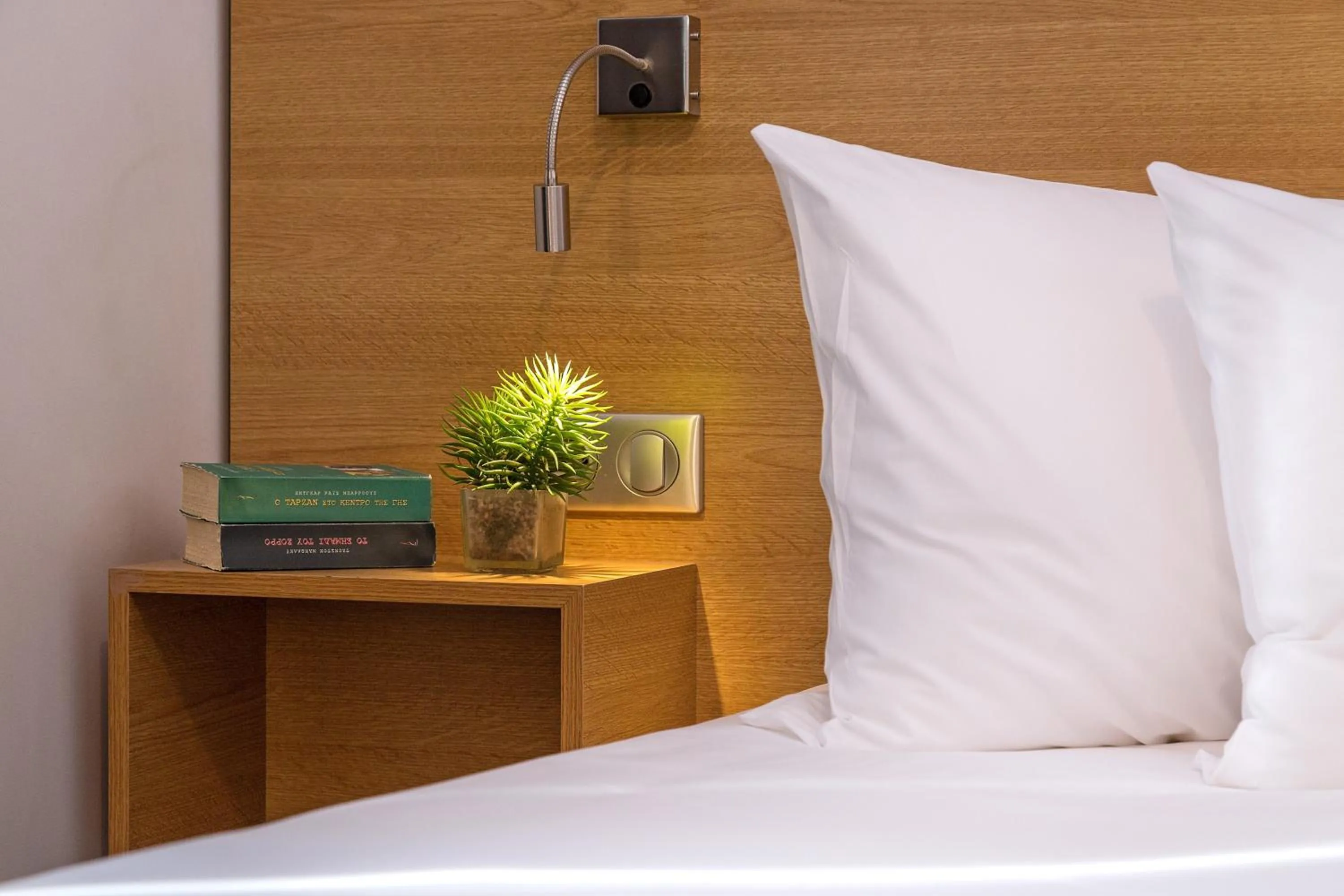 Bed in Aegli Hotel Volos