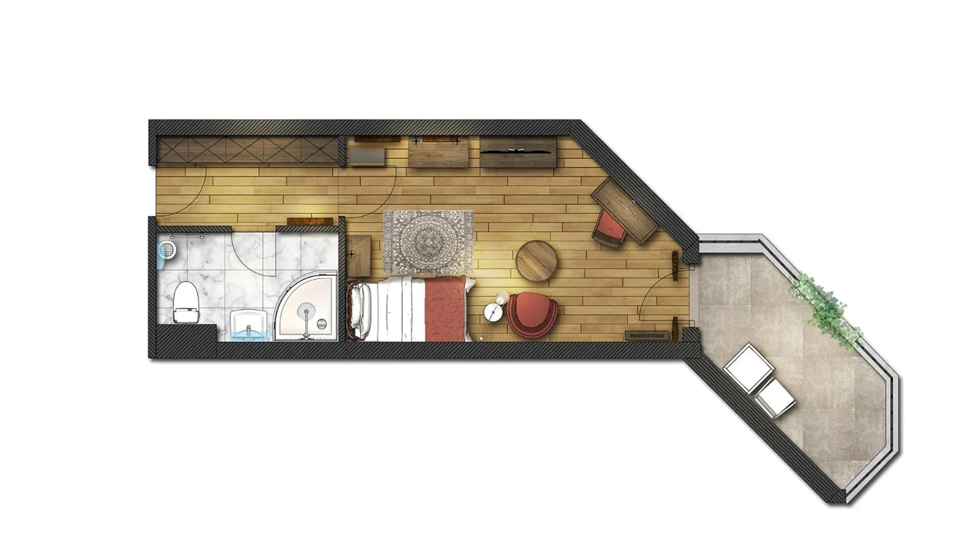 Floor plan in Reduce Hotel Thermal Adults only