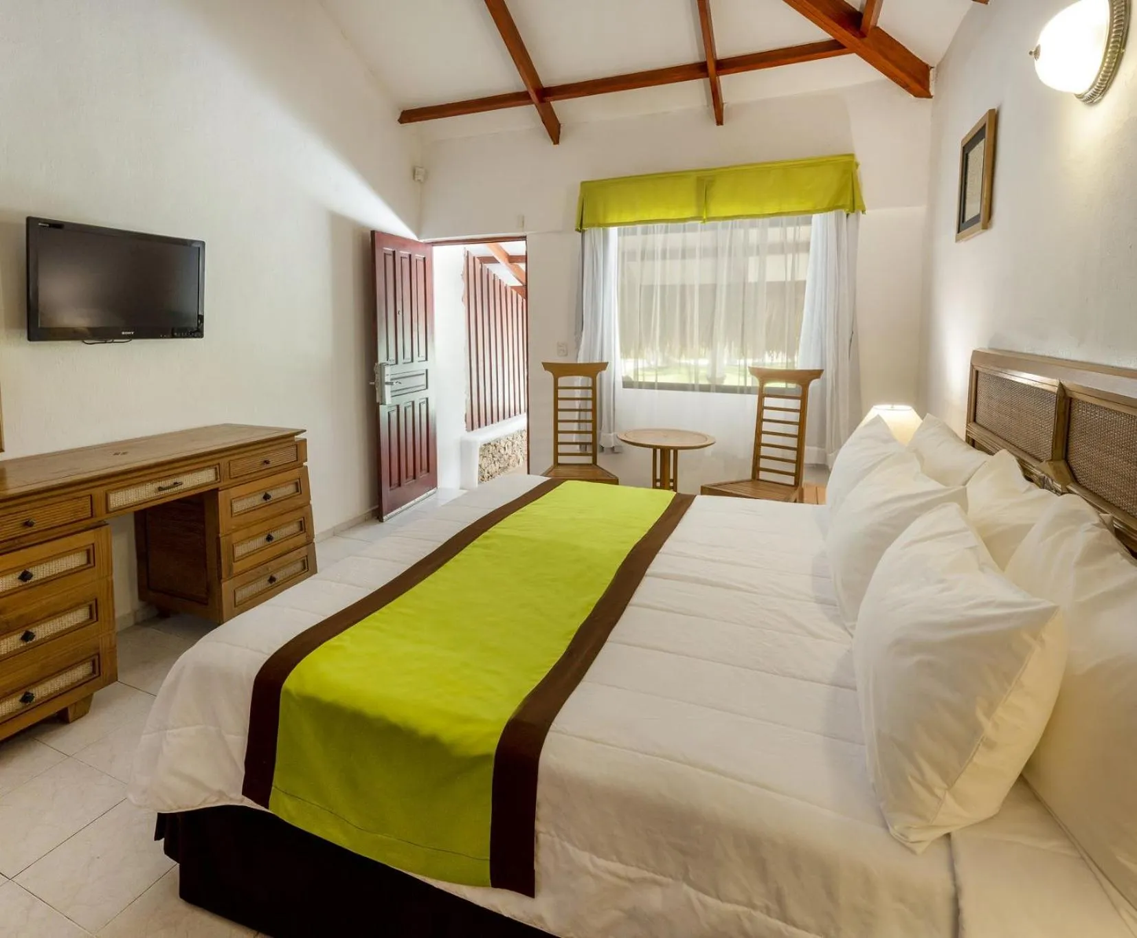 Bed in Viva Dominicus Beach by Wyndham, A Trademark All Inclusive