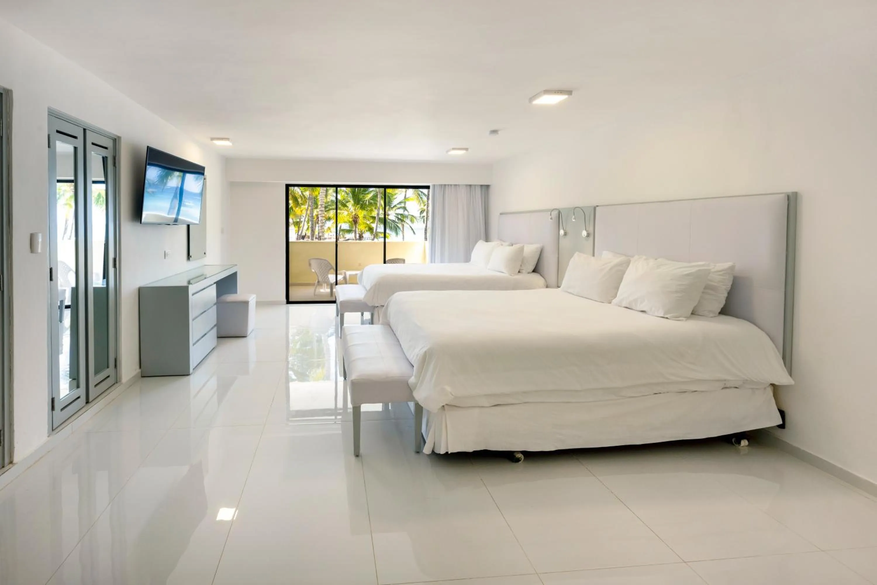 Bedroom, Bed in Viva Dominicus Beach by Wyndham, A Trademark All Inclusive