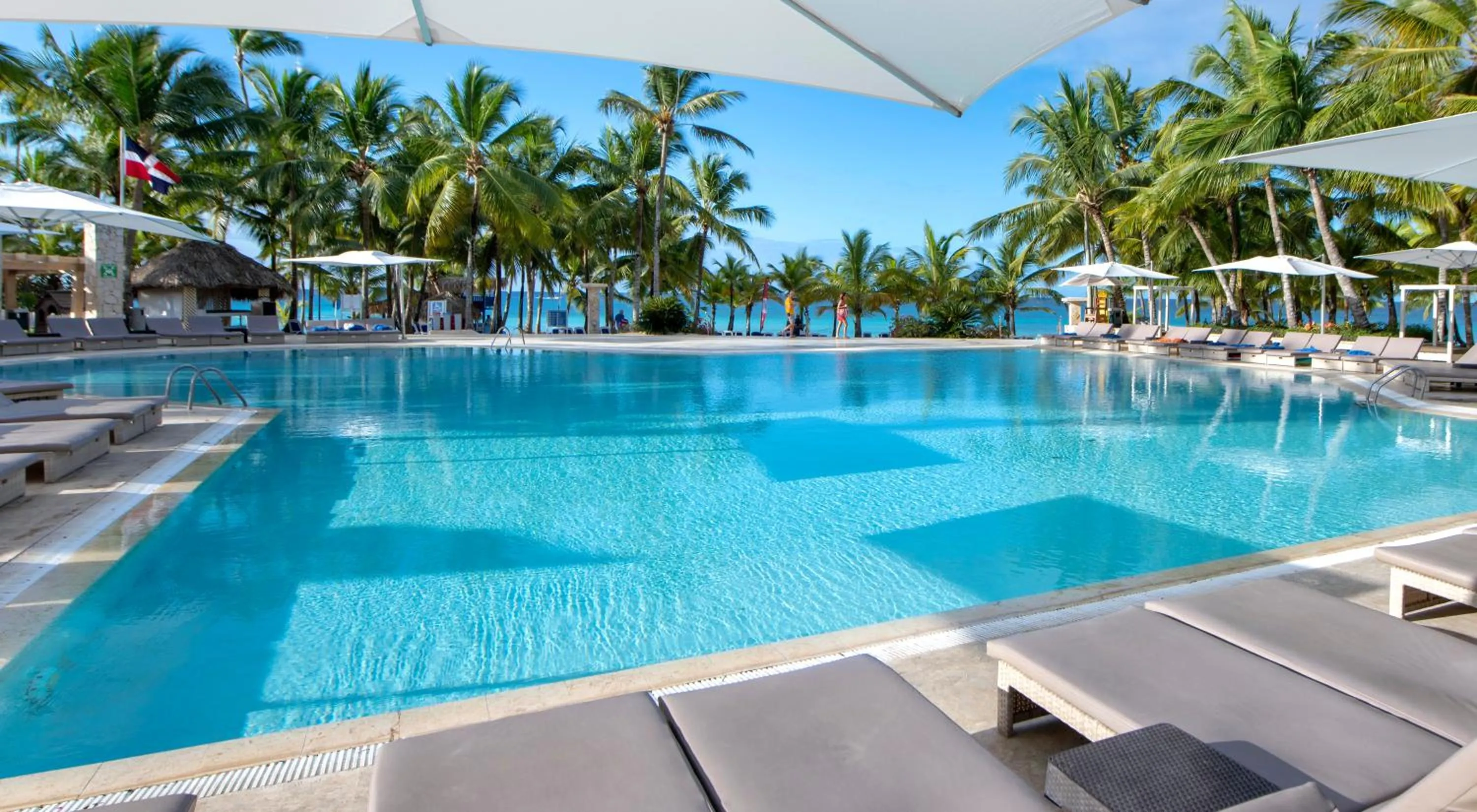 Swimming pool in Viva Dominicus Palace by Wyndham, A Trademark All Inclusive