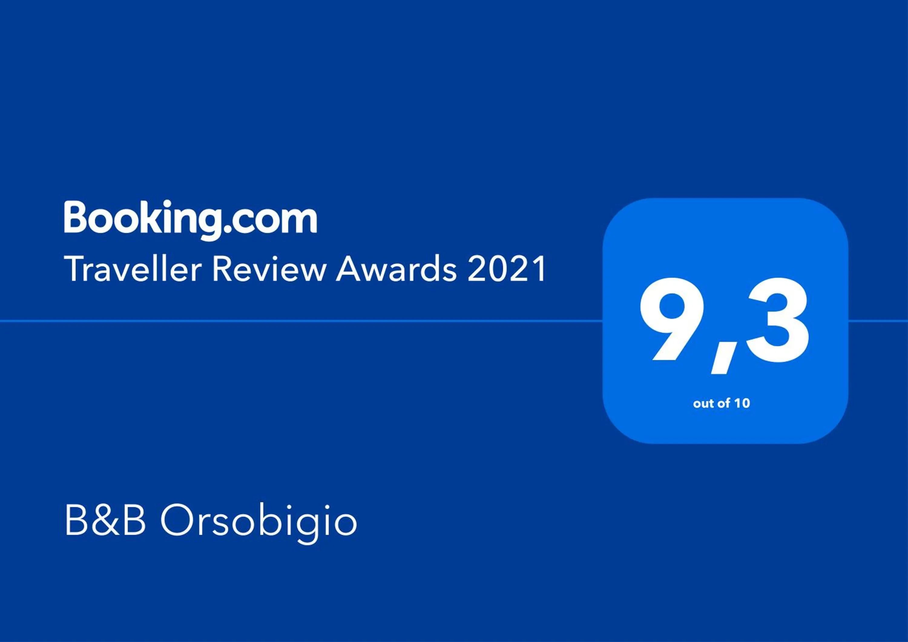 Logo/Certificate/Sign in B&B Orsobigio