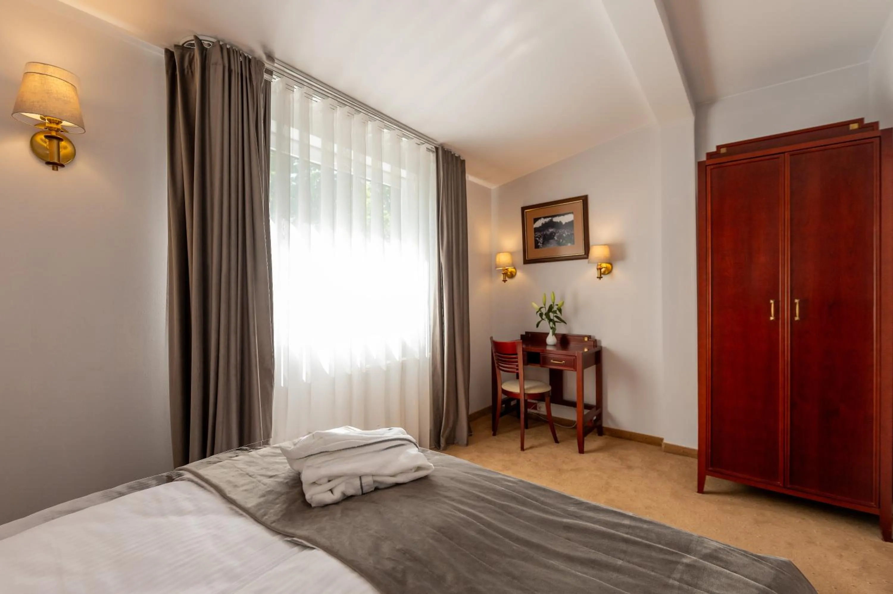 Bed in Hotel Mościcki