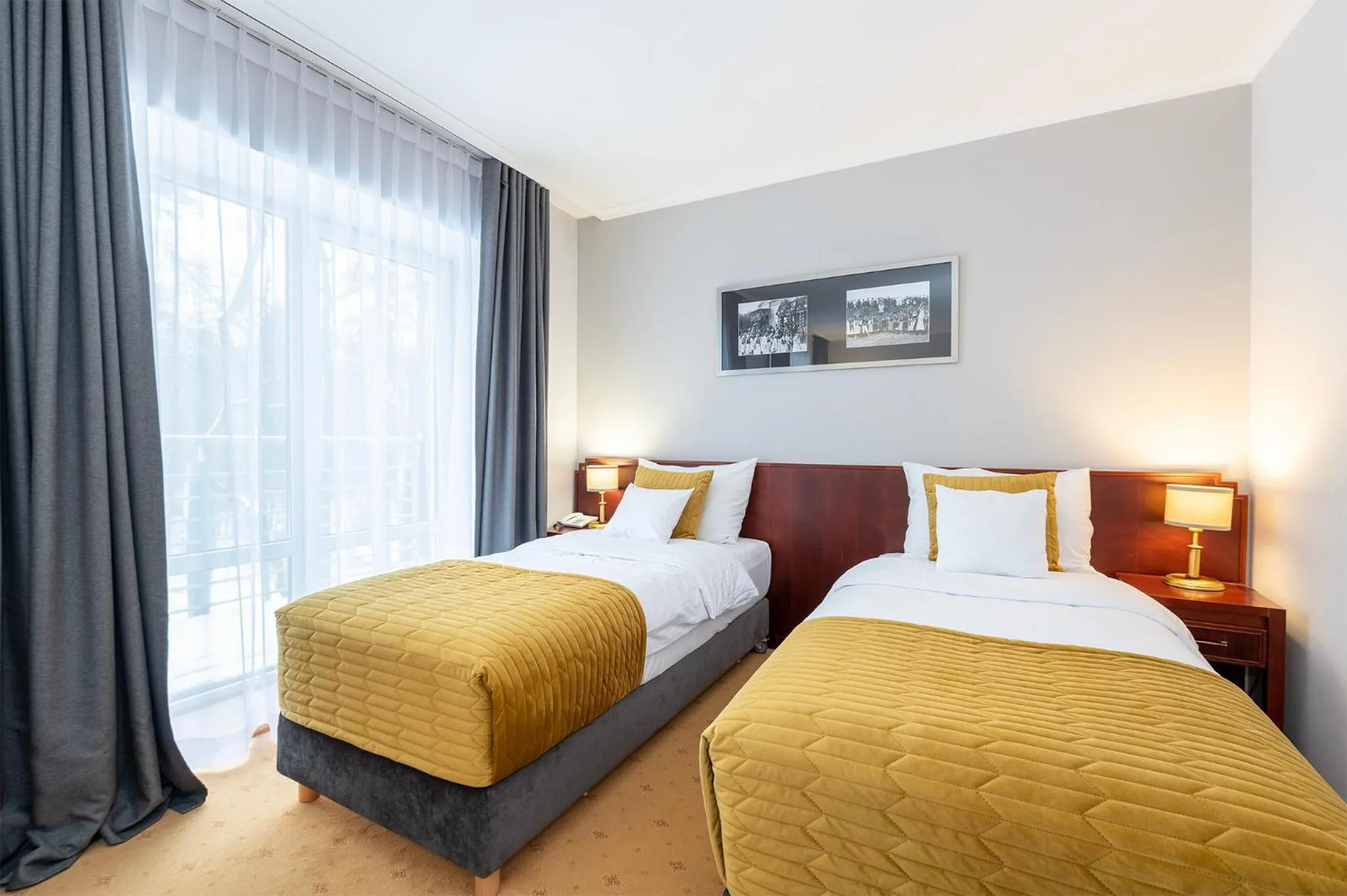 Bed in Hotel Mościcki