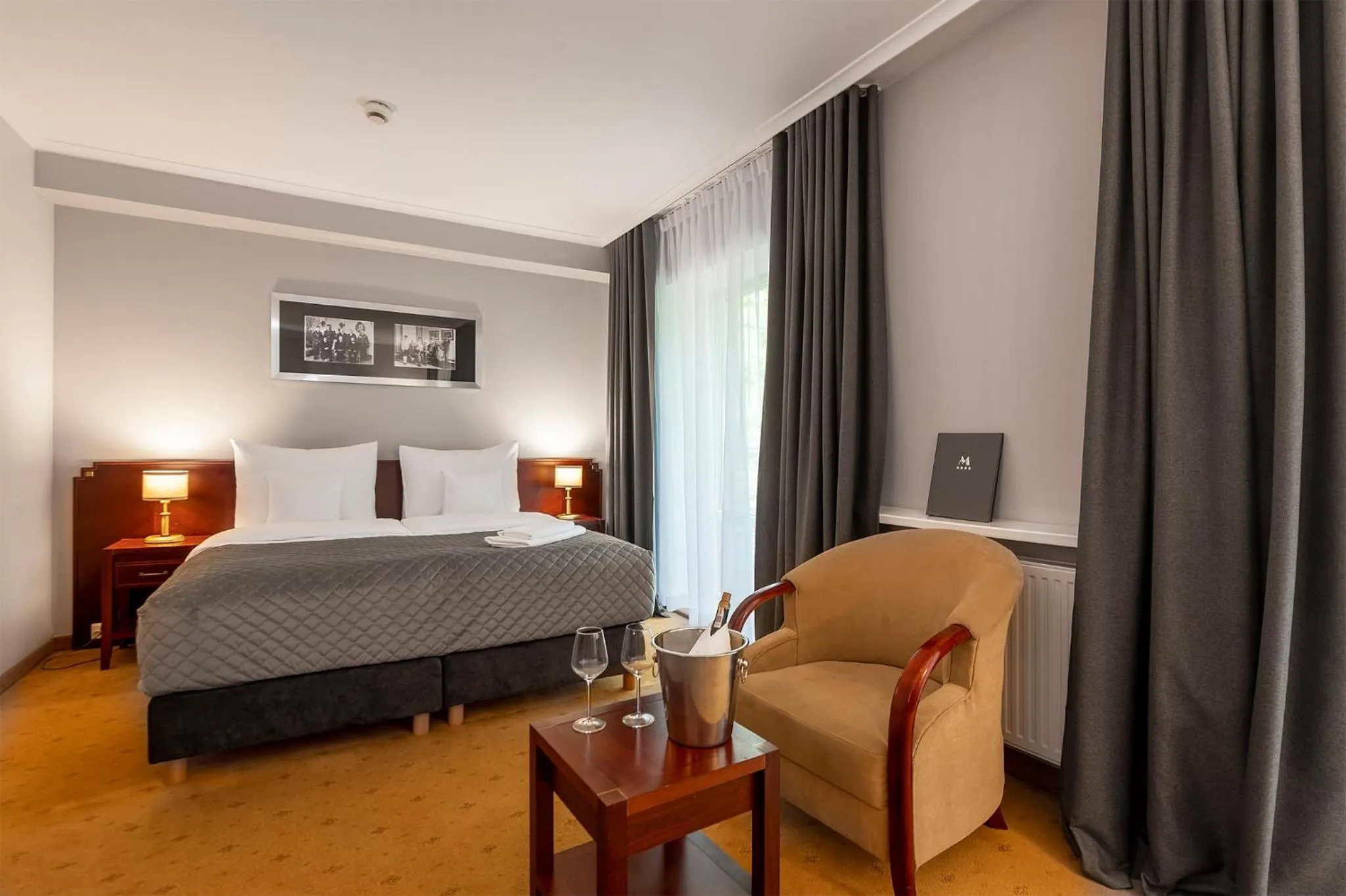 Bed in Hotel Mościcki