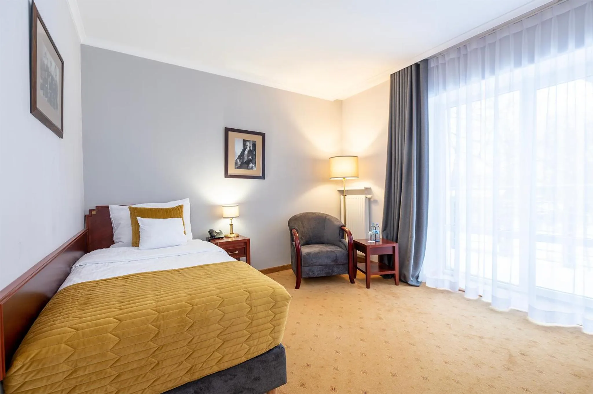 Bed in Hotel Mościcki