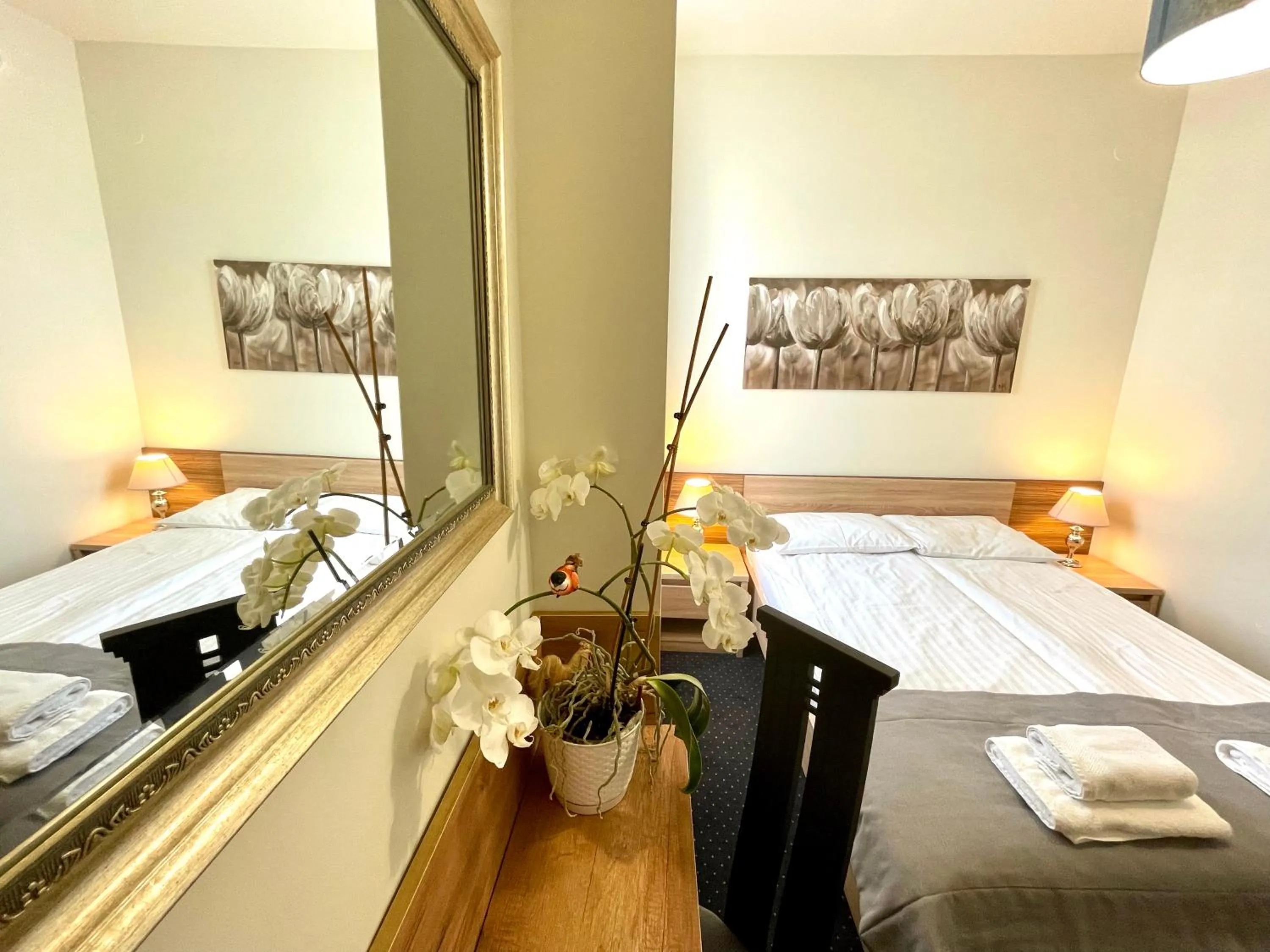 Bed in Hotel Seven 7