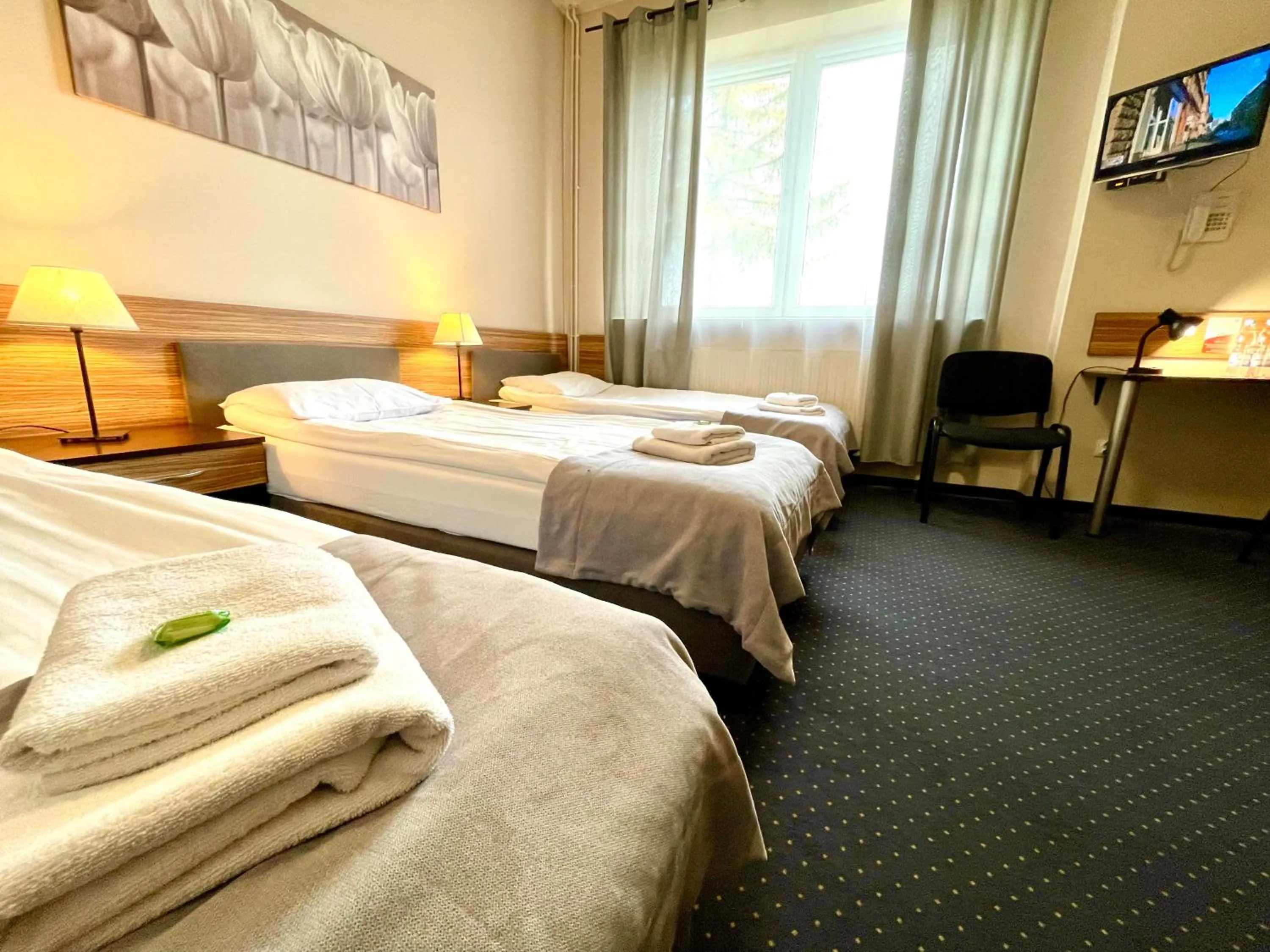 Bed in Hotel Seven 7