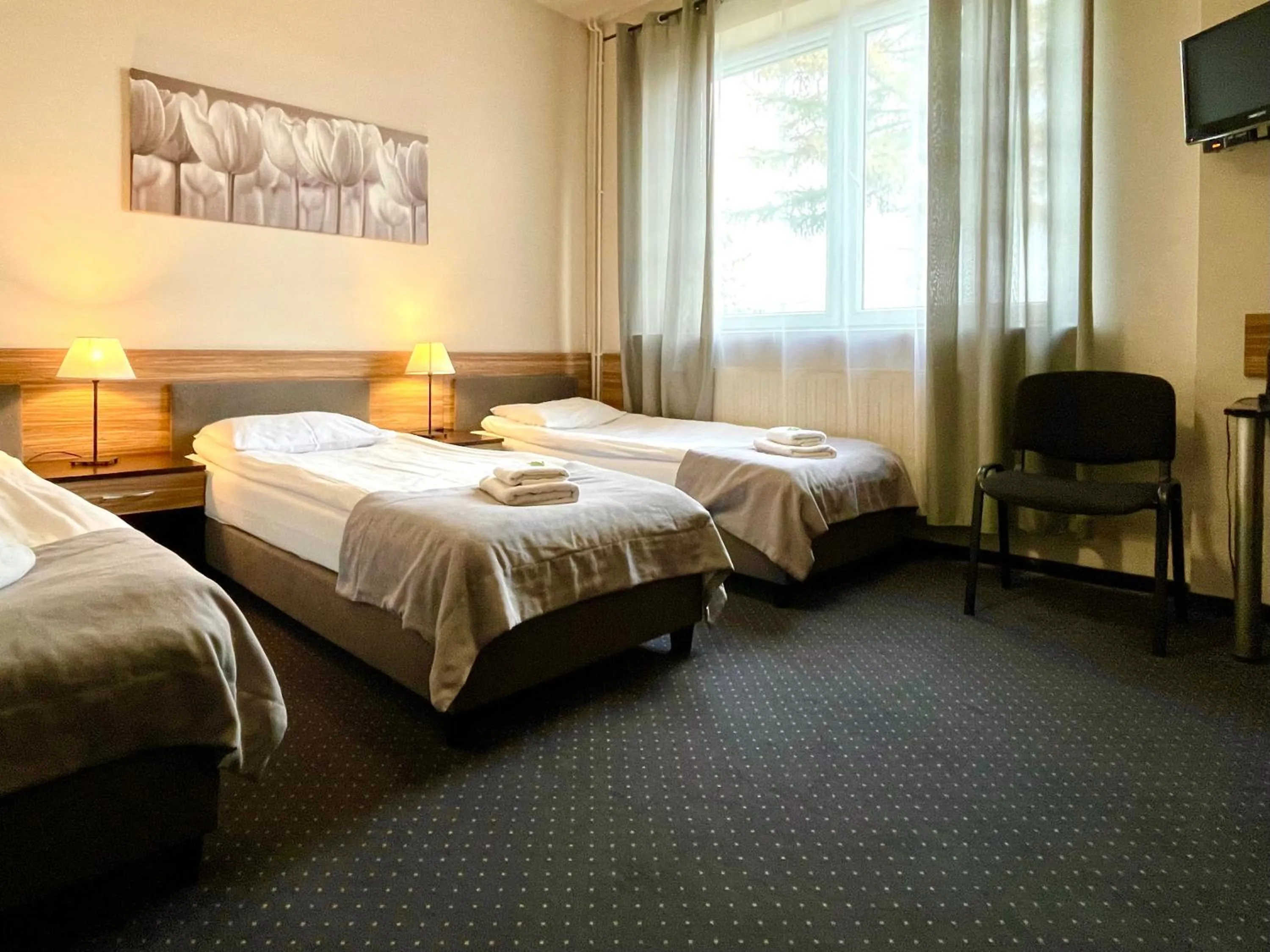 Bed in Hotel Seven 7