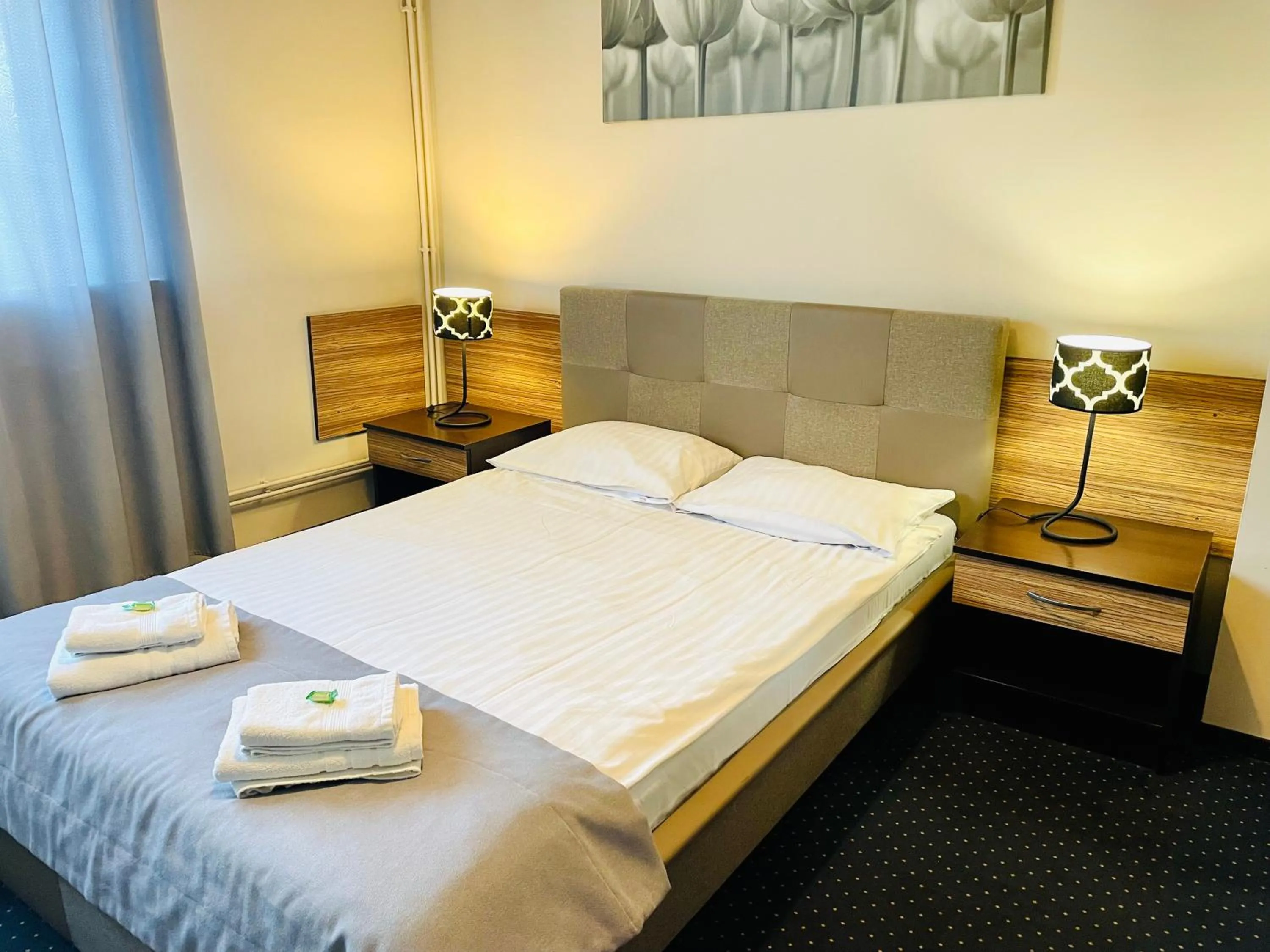 Bed in Hotel Seven 7