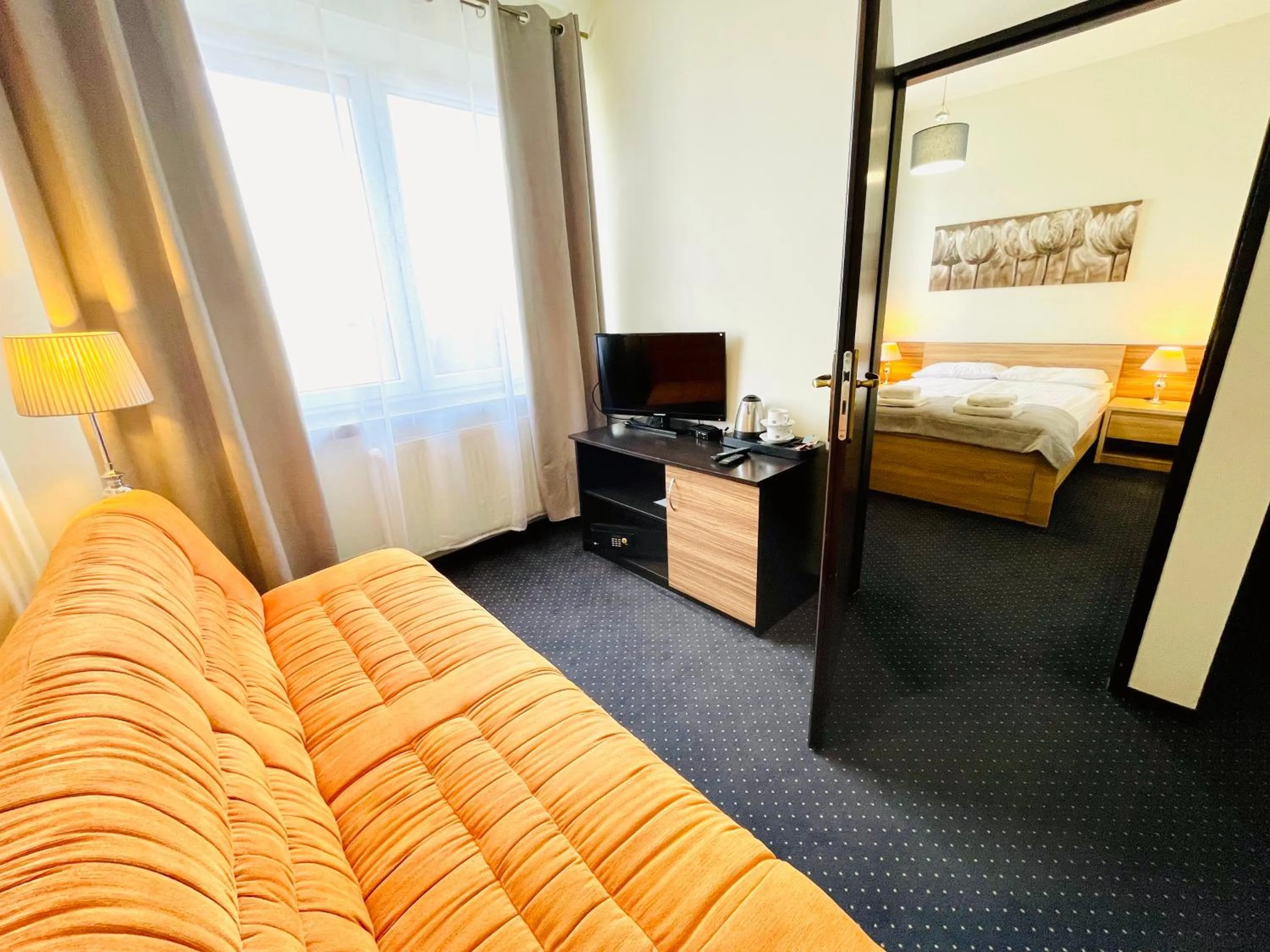 Bed in Hotel Seven 7