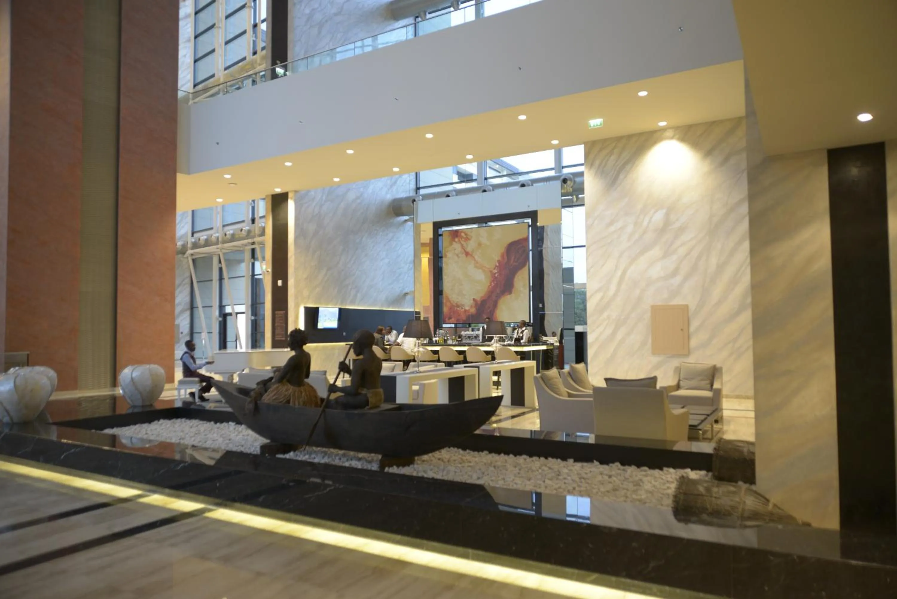 Lobby or reception in Grand Hotel Djibloho