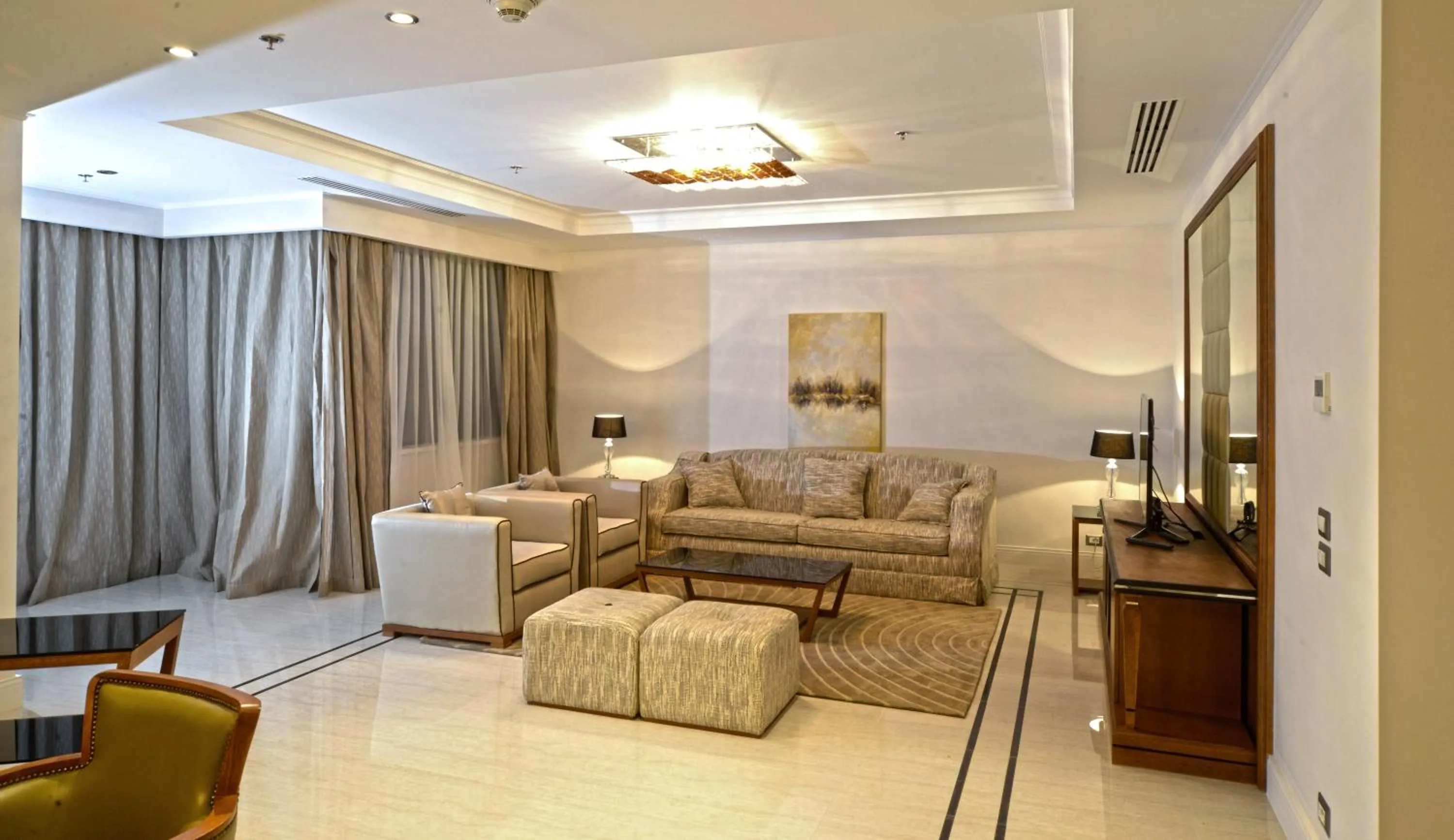 Decorative detail in Grand Hotel Djibloho