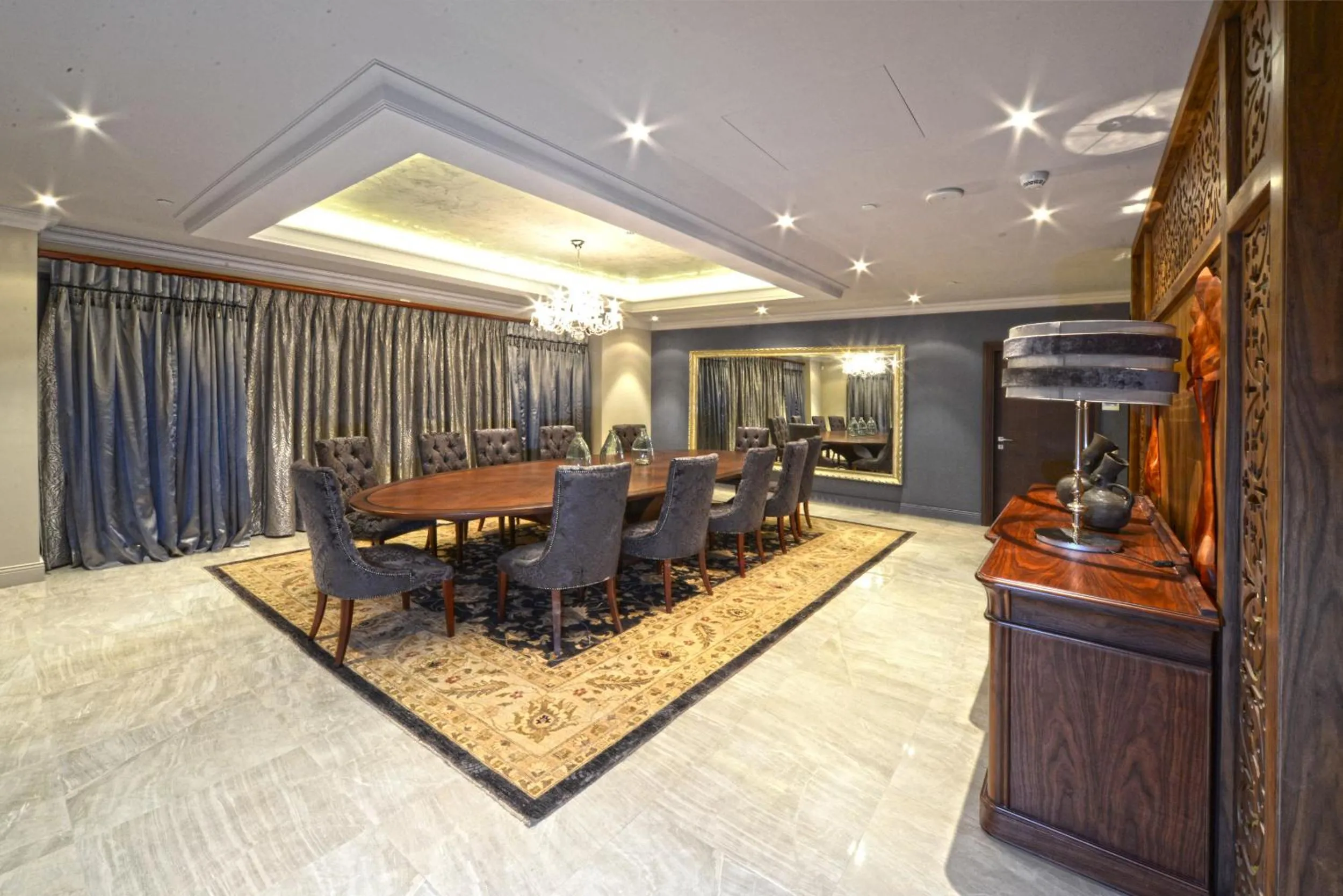 Living room in Grand Hotel Djibloho