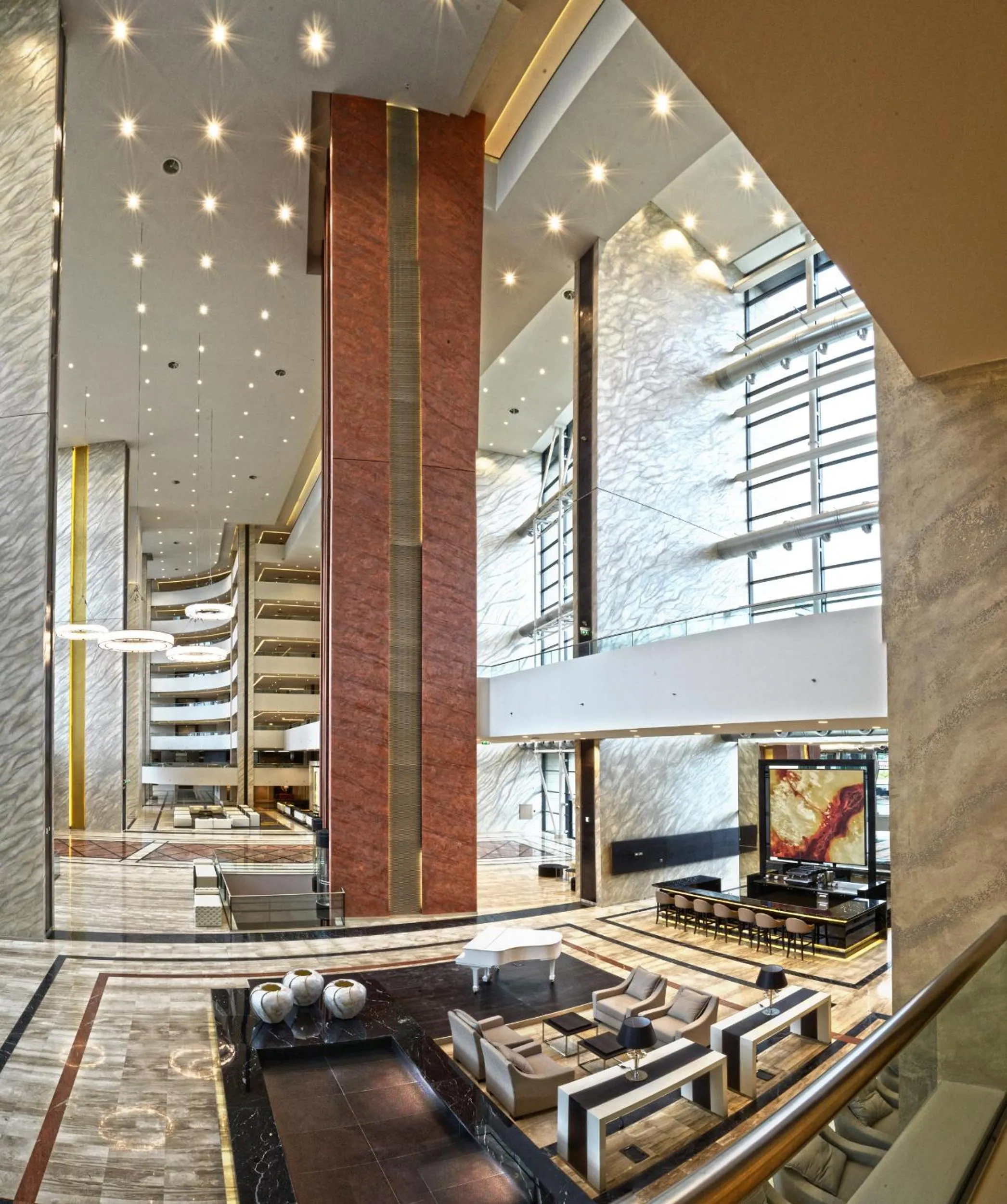 Facade/entrance in Grand Hotel Djibloho