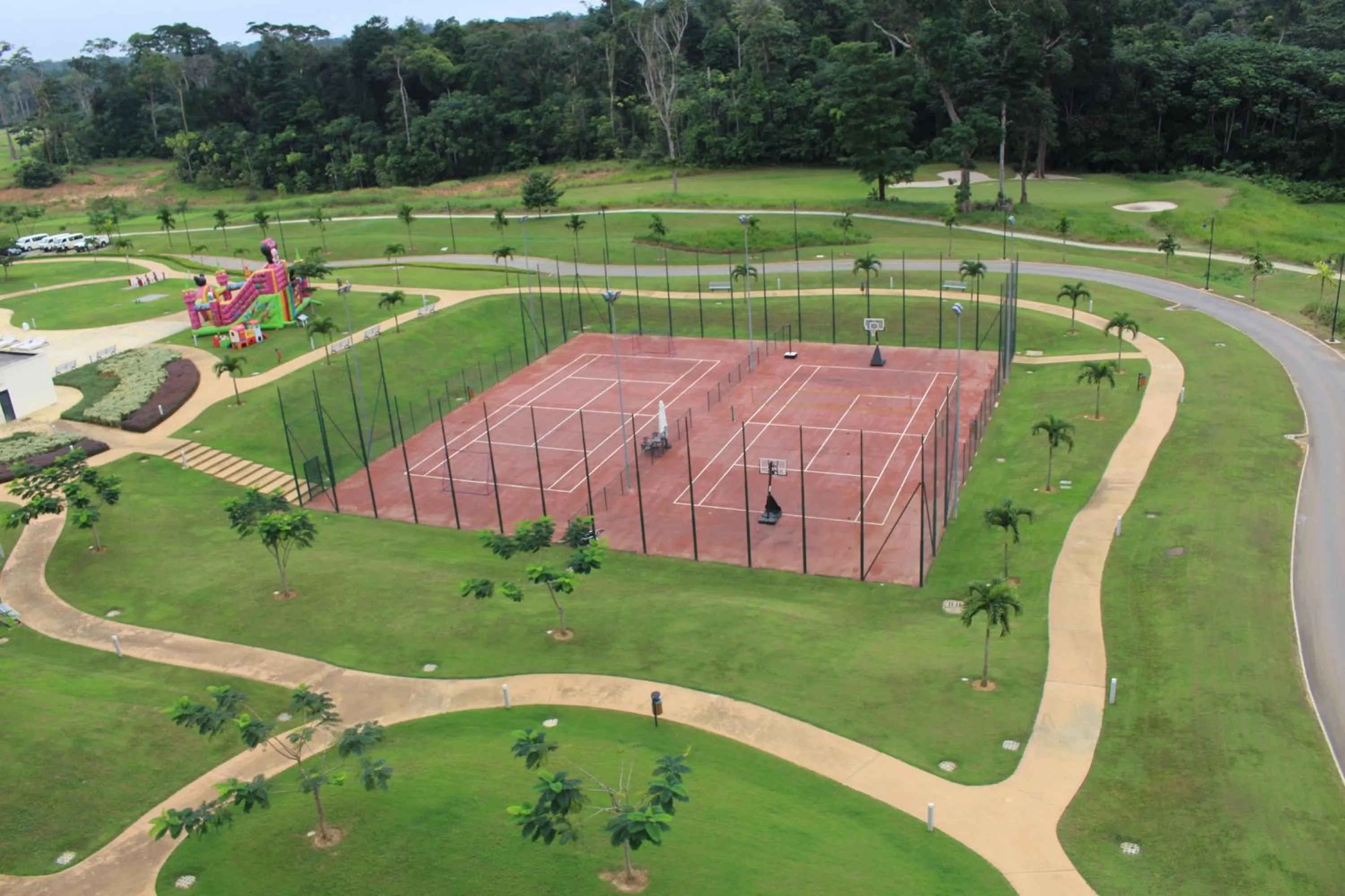 Natural landscape in Grand Hotel Djibloho