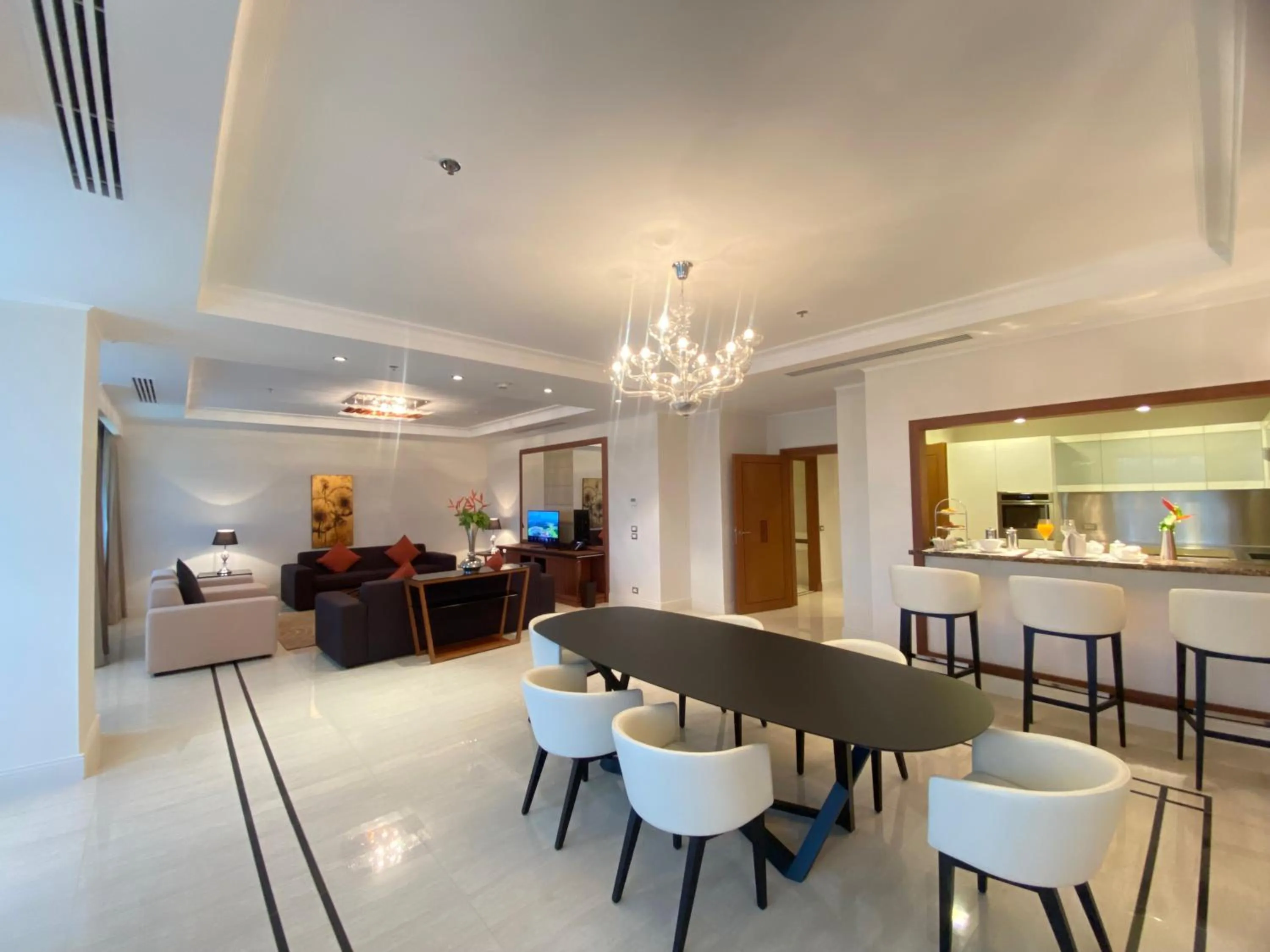 Living room in Grand Hotel Djibloho