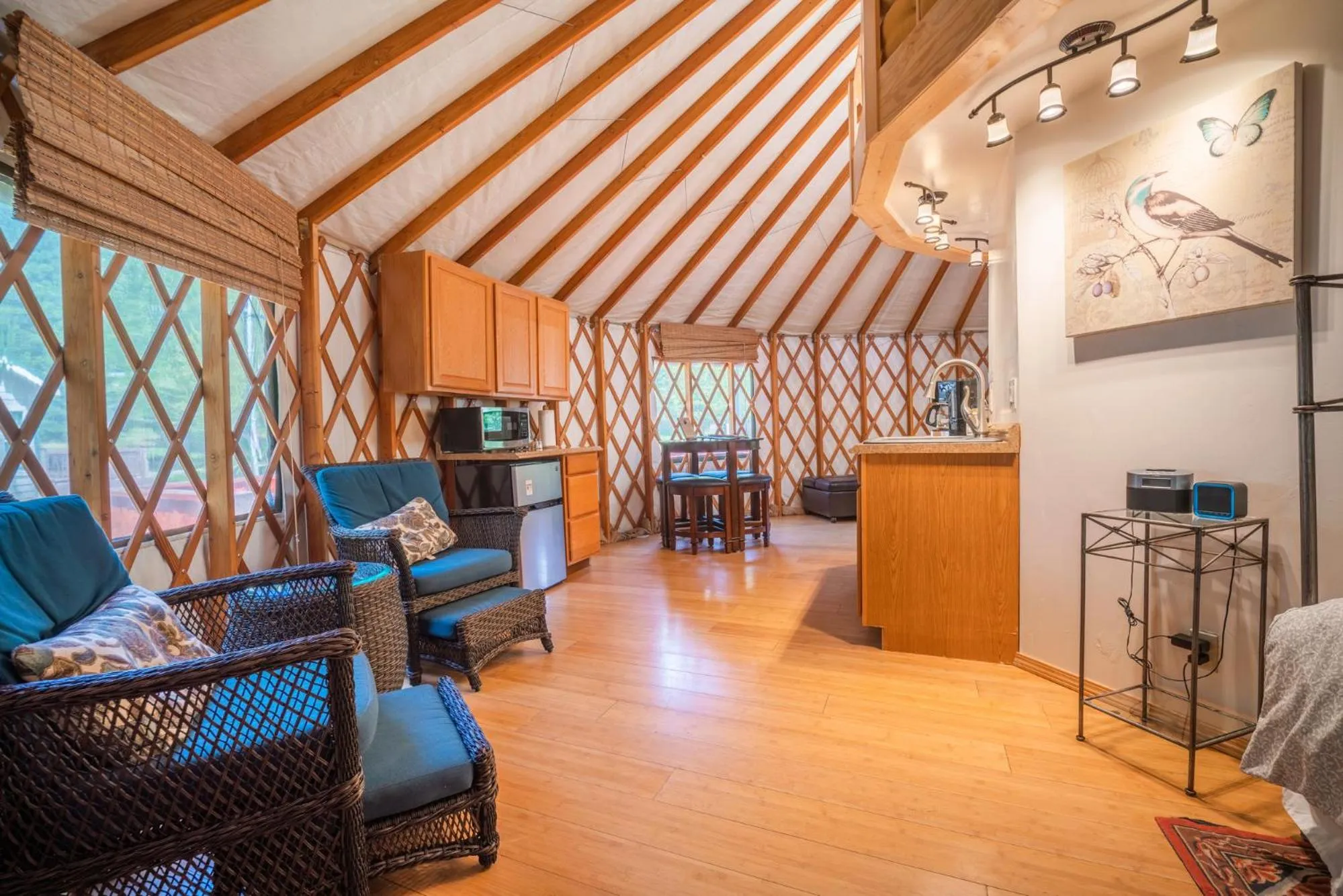 Living room in Strawhouse Resorts