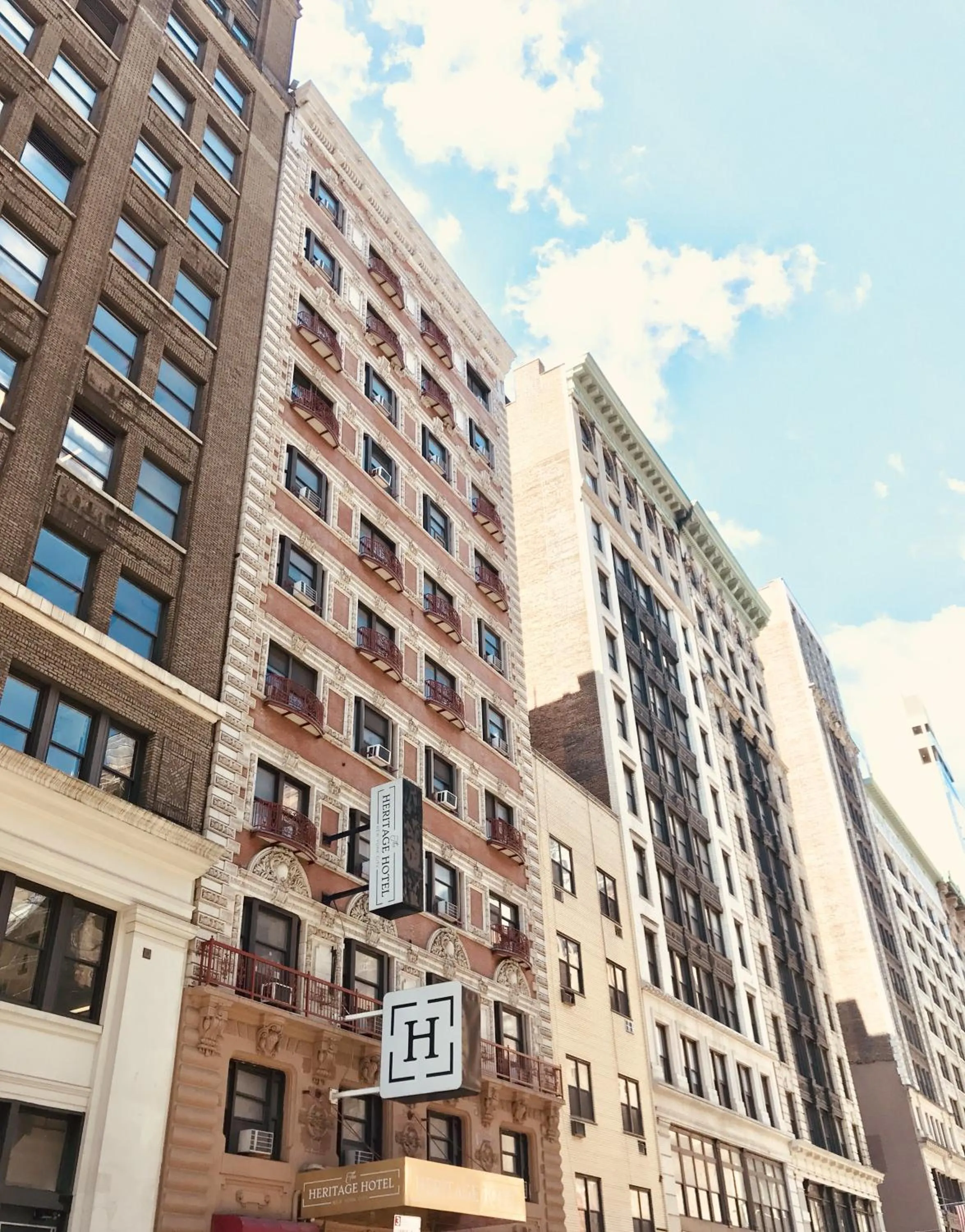 Property building in Heritage Hotel New York City