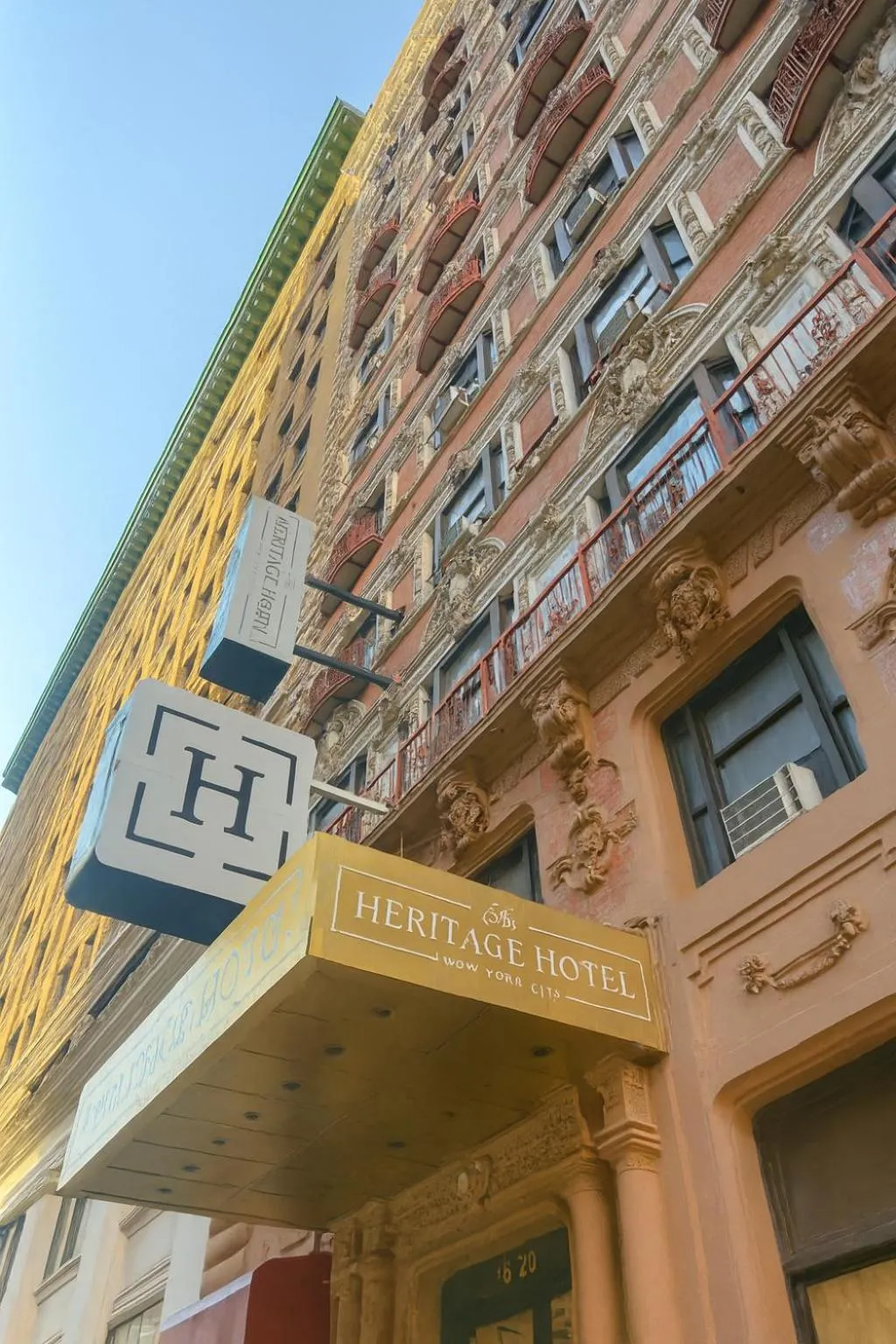 Property building in Heritage Hotel New York City