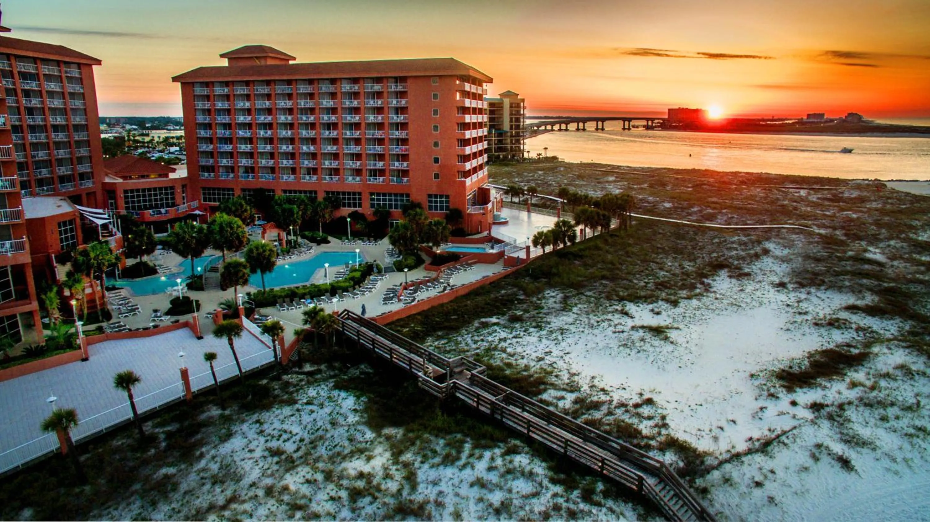 Bird's eye view in Perdido Beach Resort