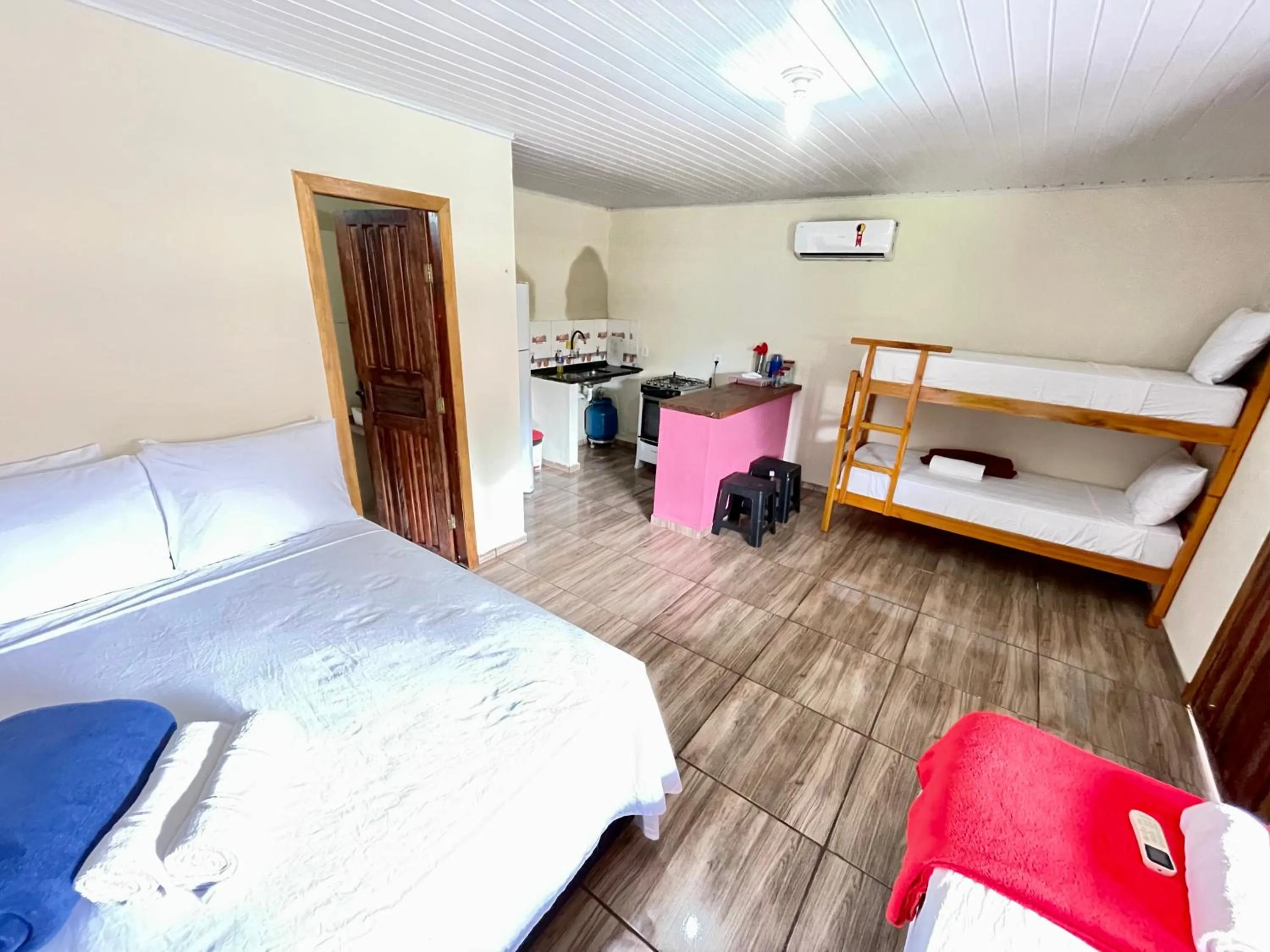 Bedroom, Bed in Pousada Aquarela