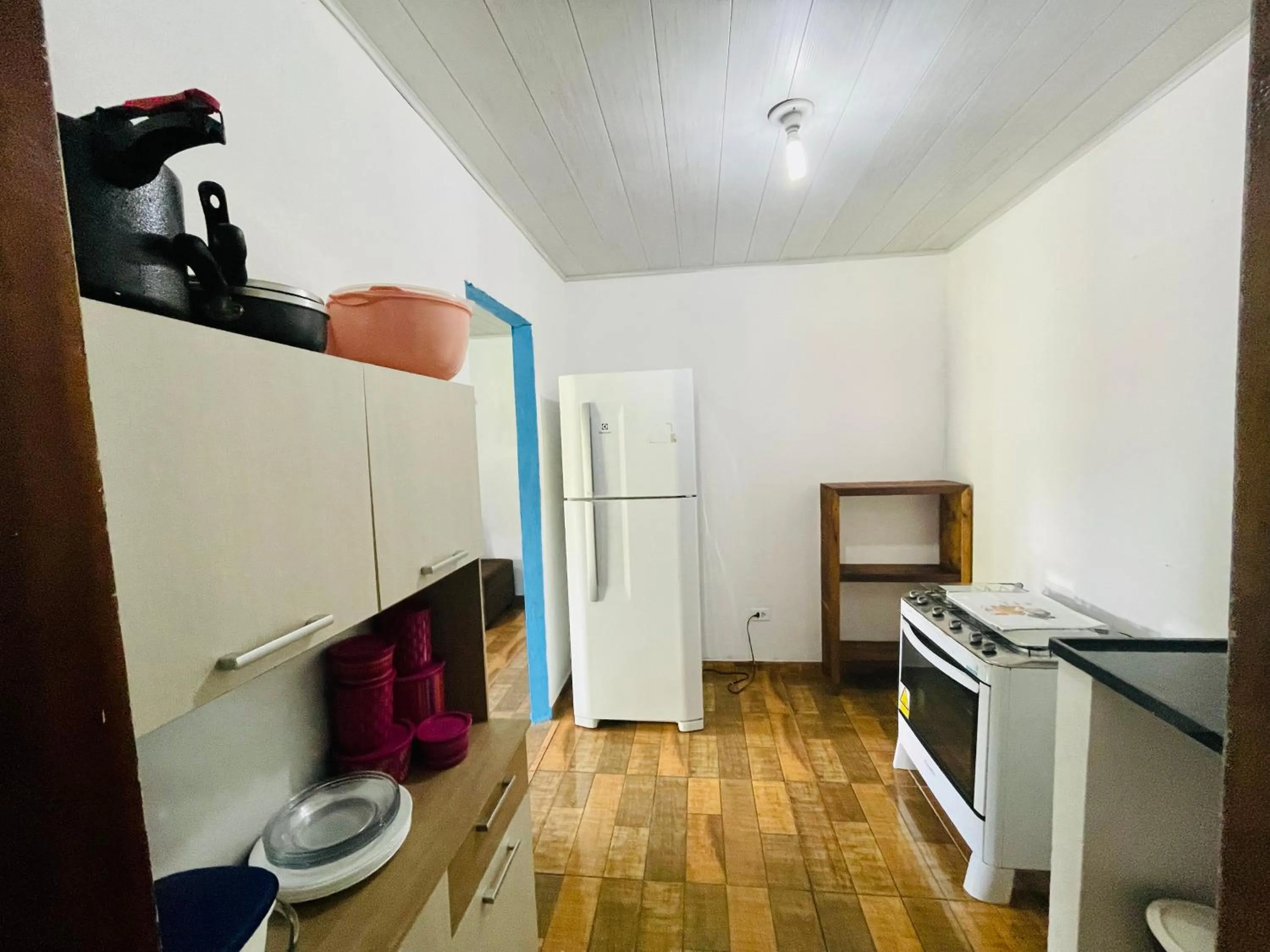 kitchen in Pousada Aquarela