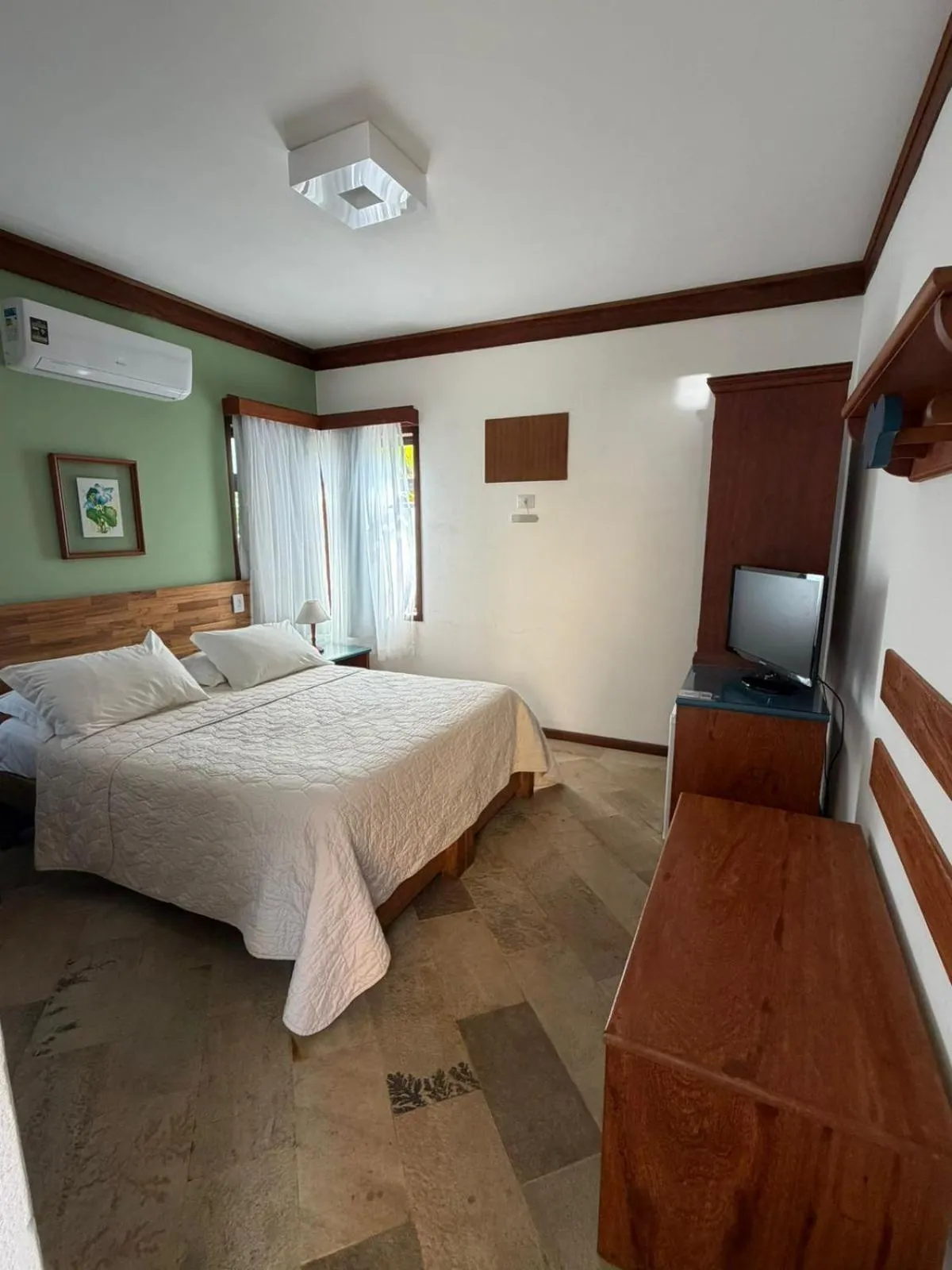 Bed in Pousada Paisagem