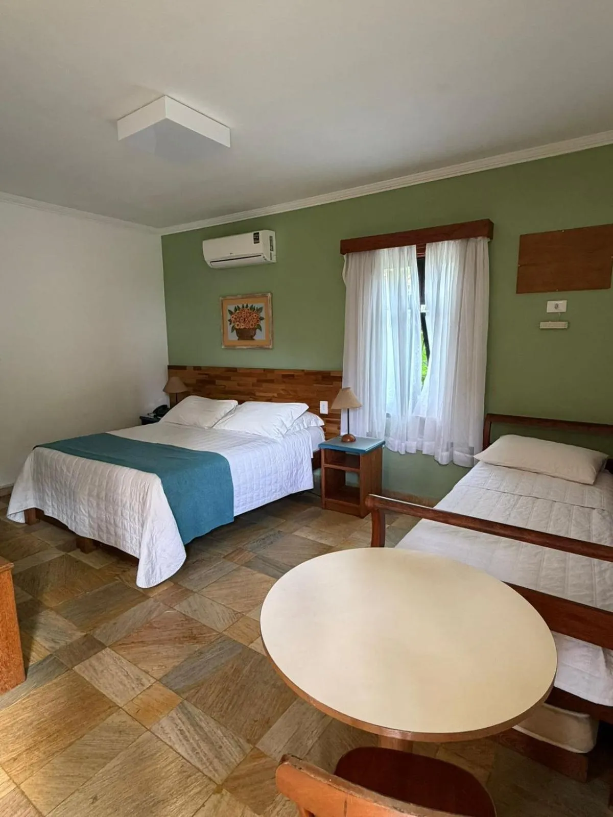 Bed in Pousada Paisagem