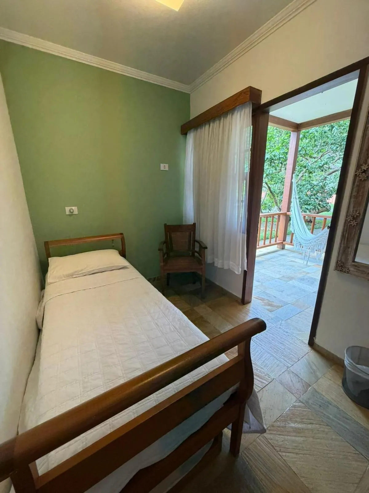 Bed in Pousada Paisagem